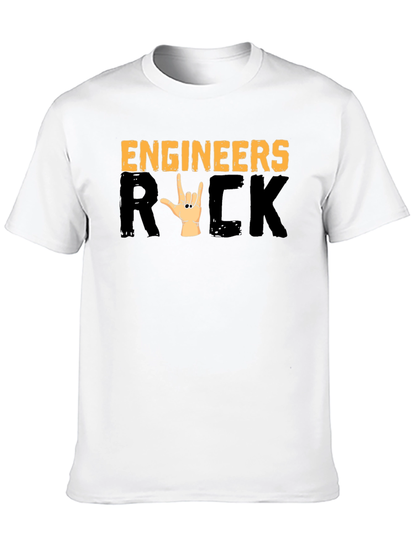 Engineers Rock T-Shirt - Heavy Metal Hand Sign