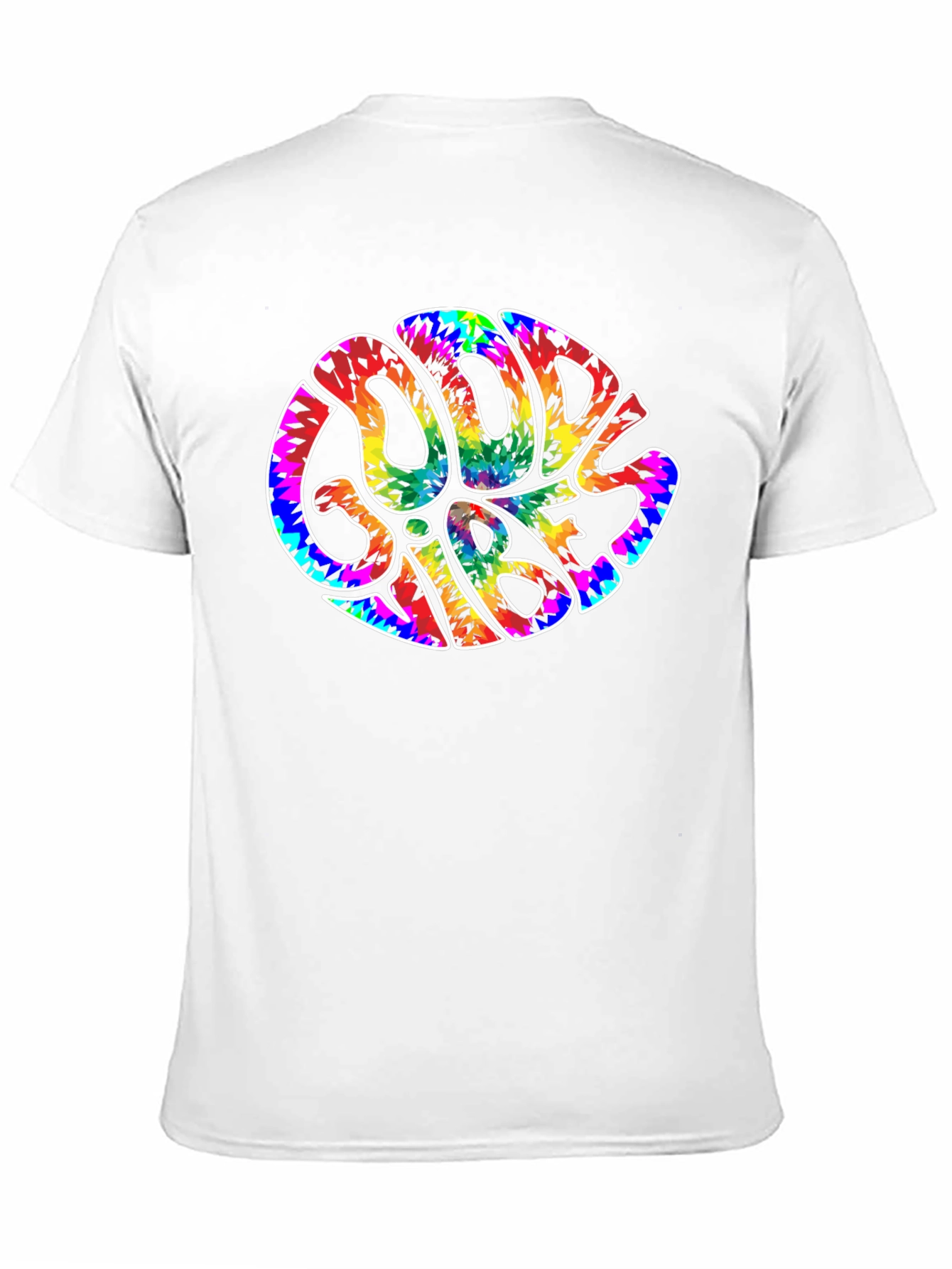 Good Vibes Tie Dye Graphic T-Shirt