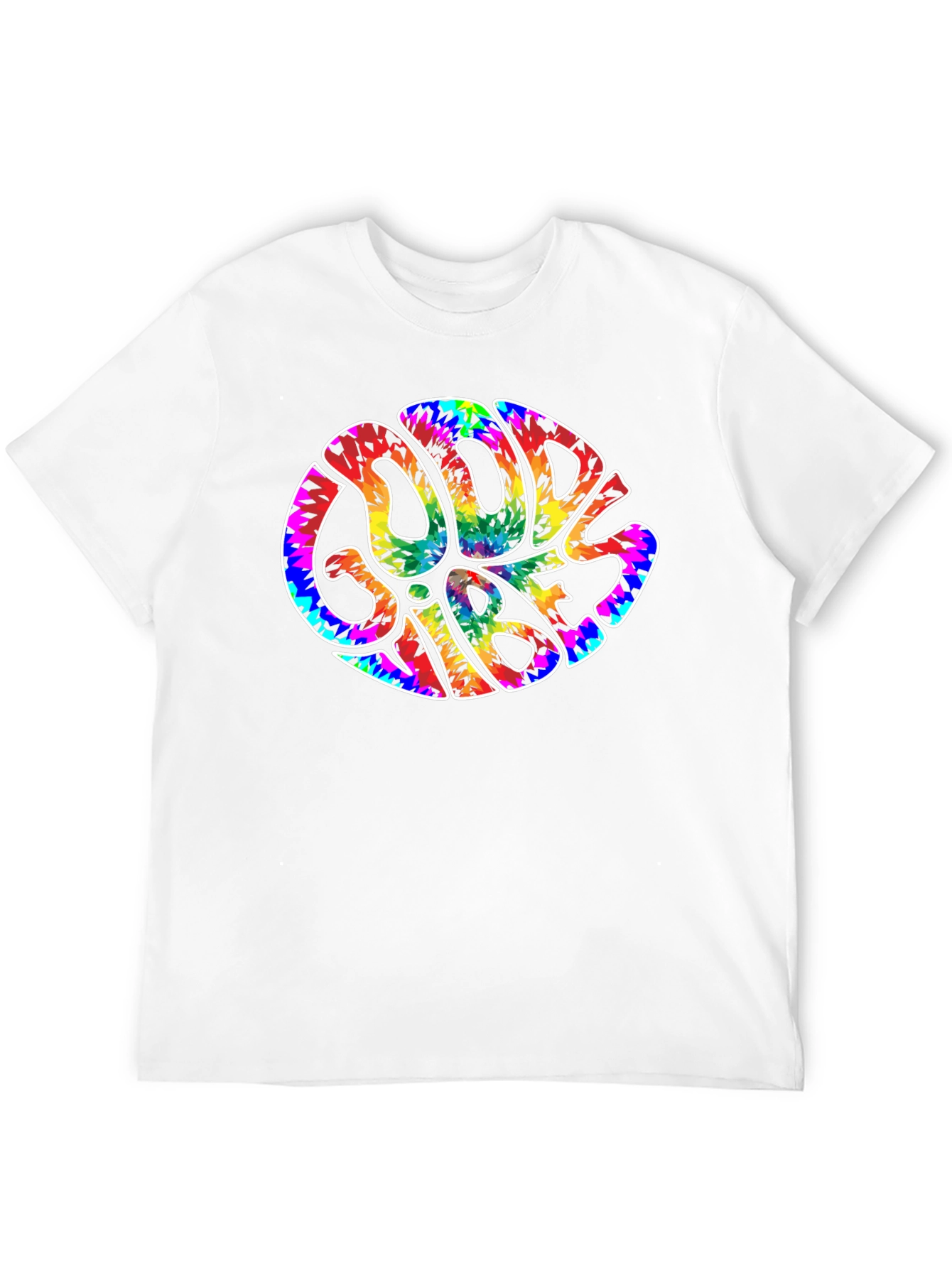 Good Vibes Tie Dye Graphic T-Shirt