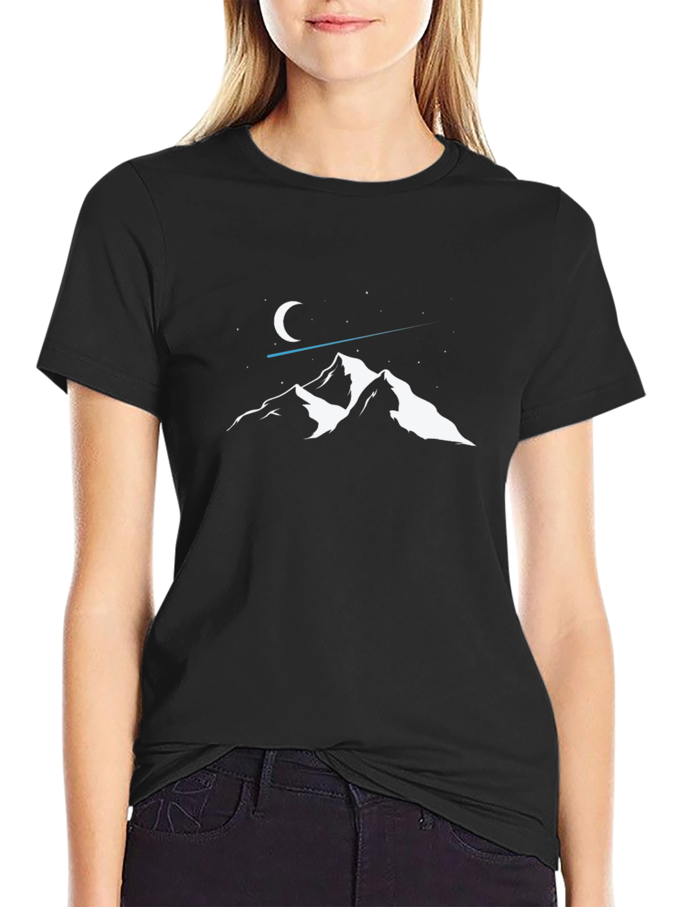 Mountain Scene Graphic Tee