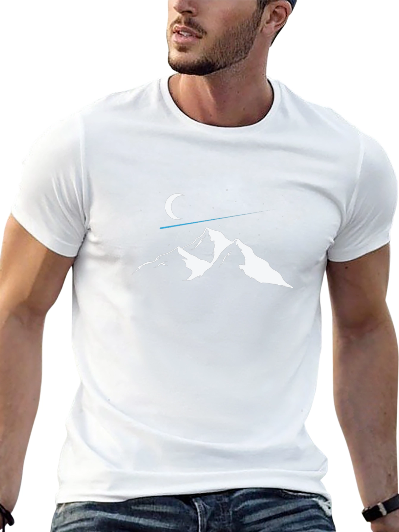Mountain Scene Graphic Tee
