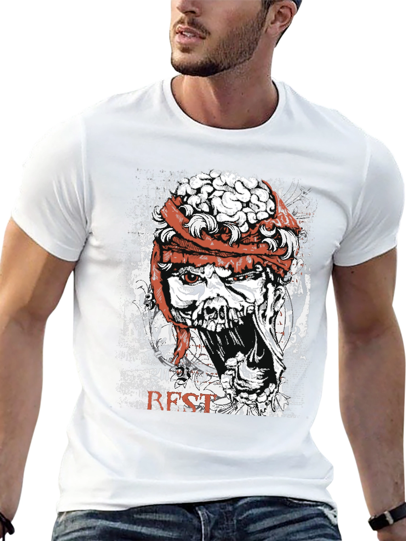 Zombie Brains T-Shirt - Graphic Horror Tee