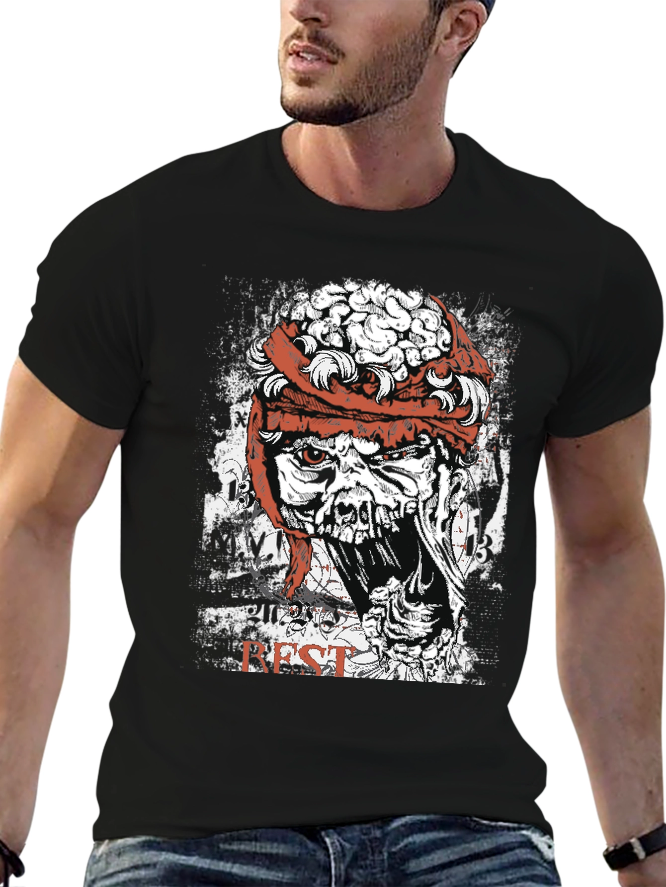 Zombie Brains T-Shirt - Graphic Horror Tee