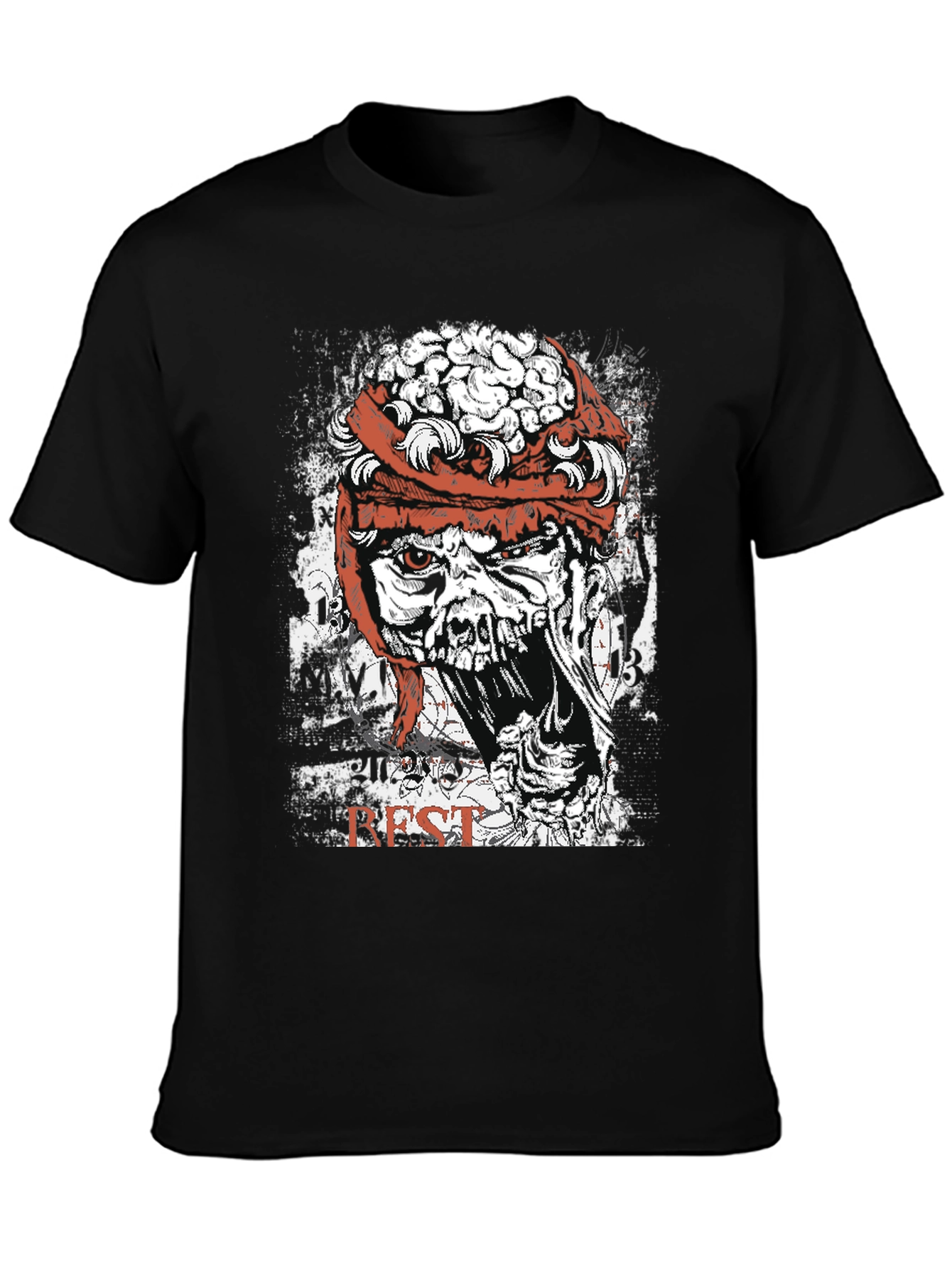Zombie Brains T-Shirt - Graphic Horror Tee