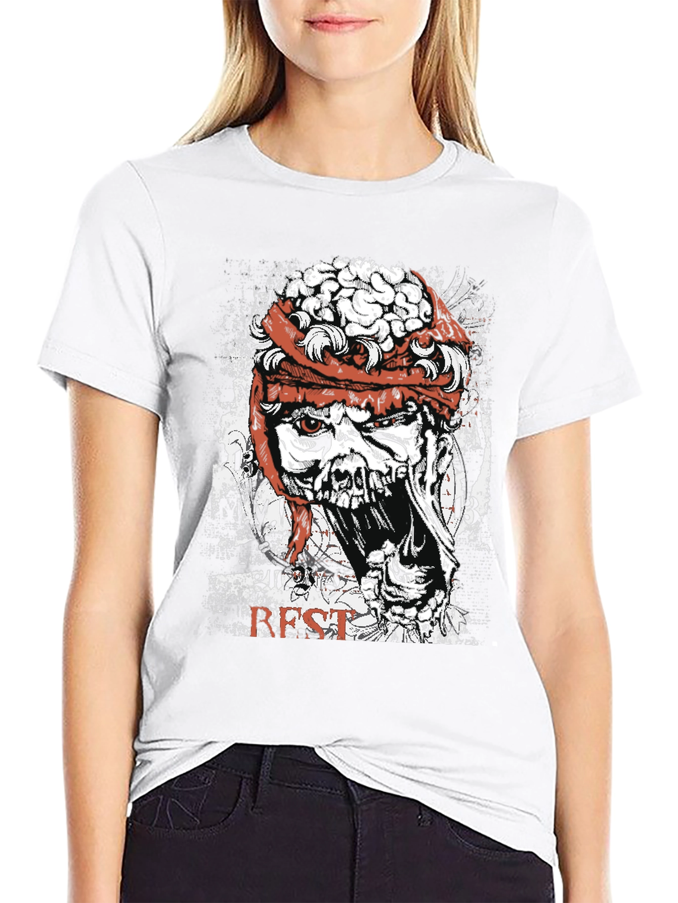 Zombie Brains T-Shirt - Graphic Horror Tee
