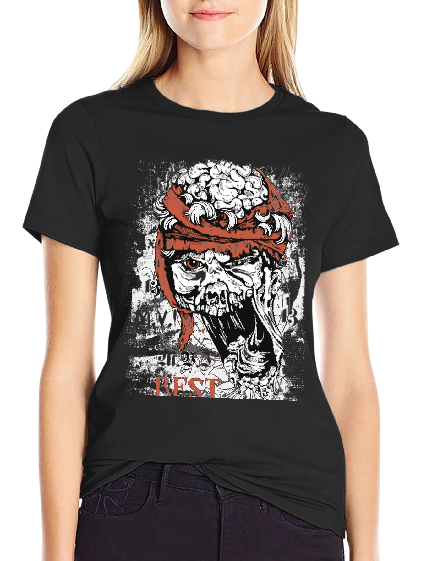 Zombie Brains T-Shirt - Graphic Horror Tee