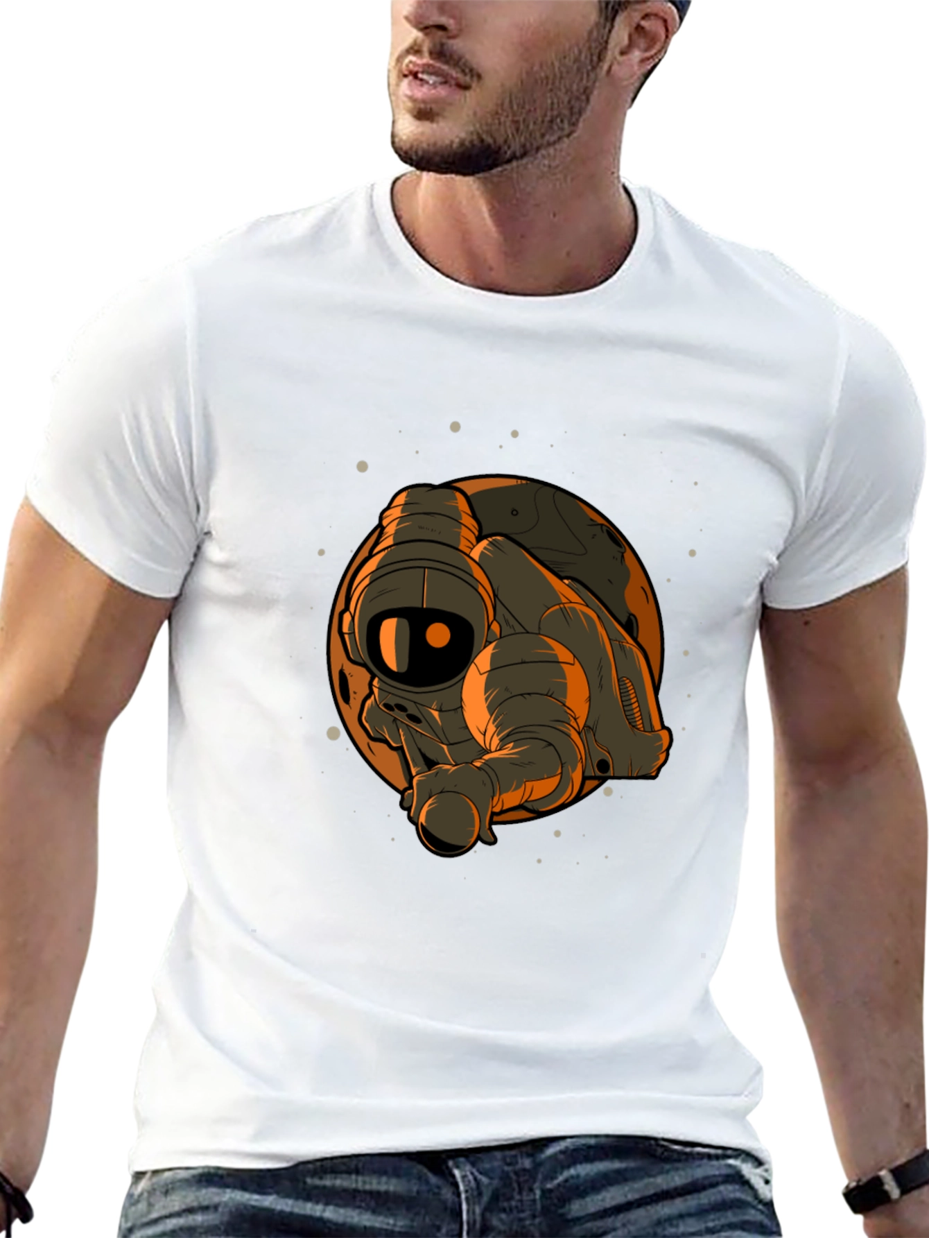 Astronaut Graphic T-Shirt - Space Explorer Tee