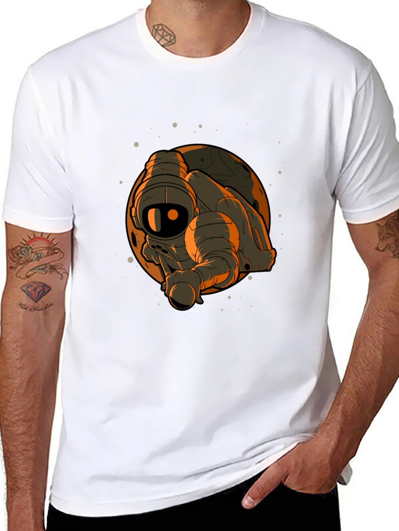 Astronaut Graphic T-Shirt - Space Explorer Tee