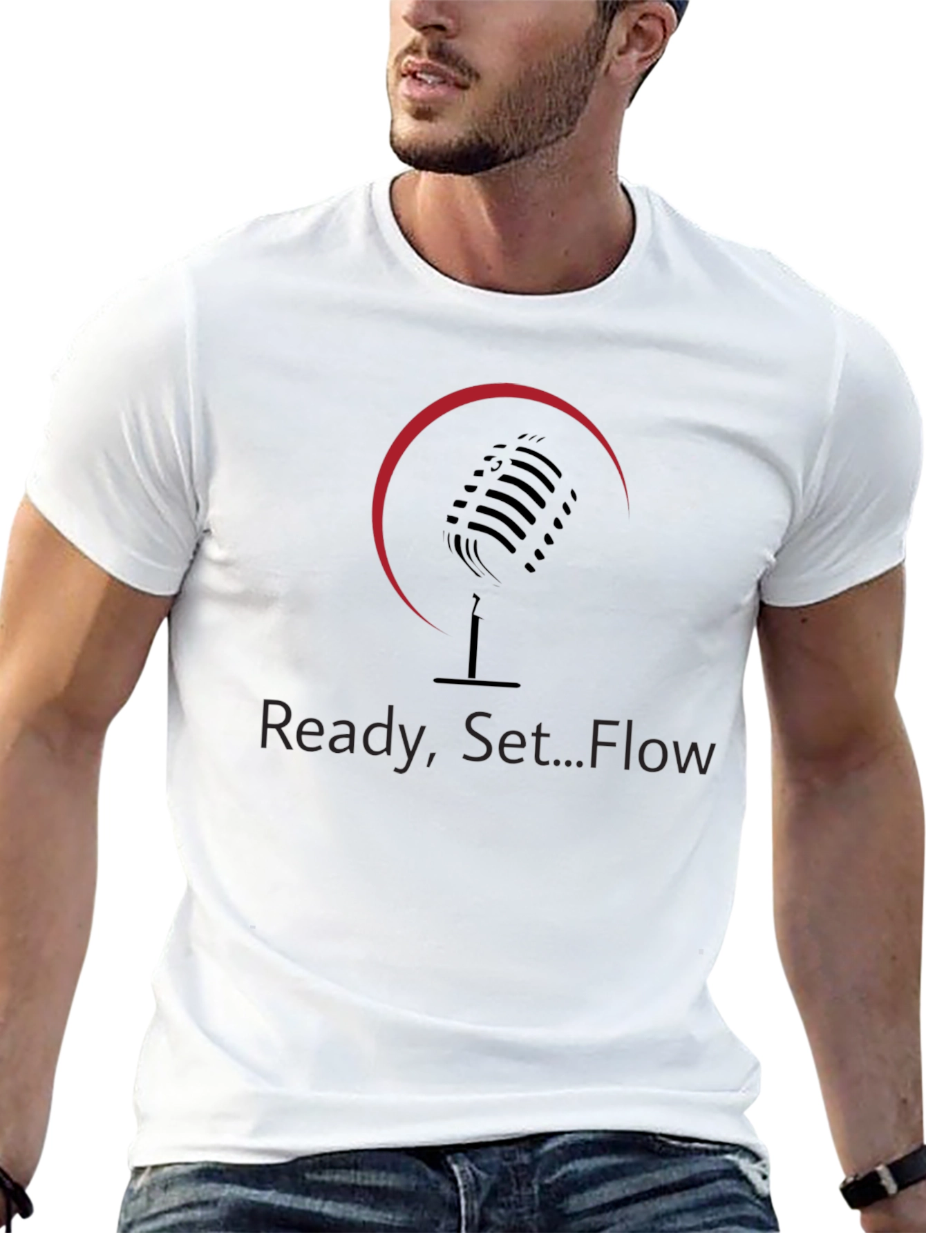 Ready Set Flow Microphone Graphic Tee