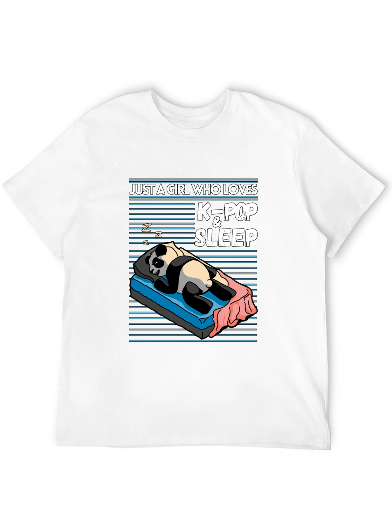 K-Pop Panda Sleep T-Shirt