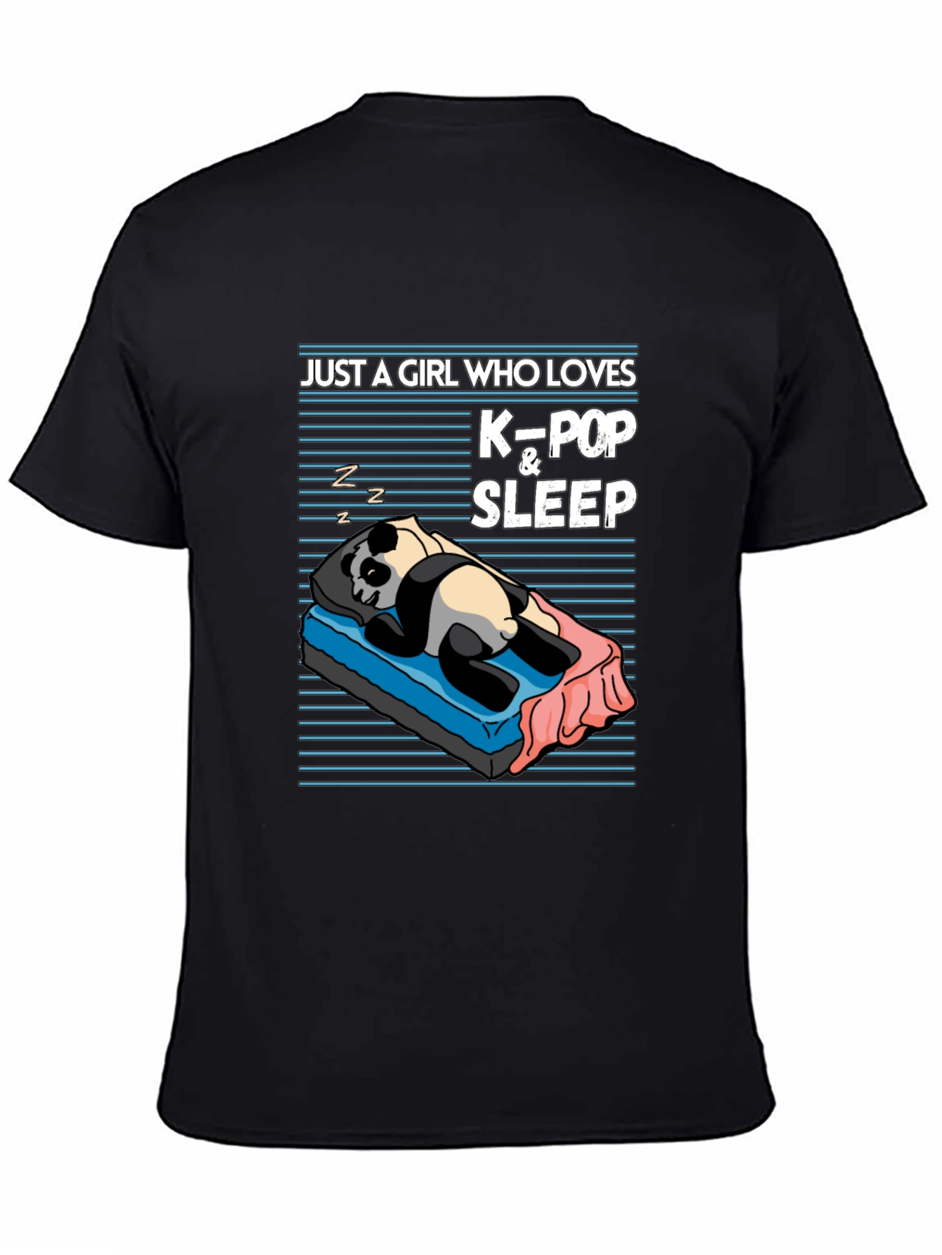 K-Pop Panda Sleep T-Shirt
