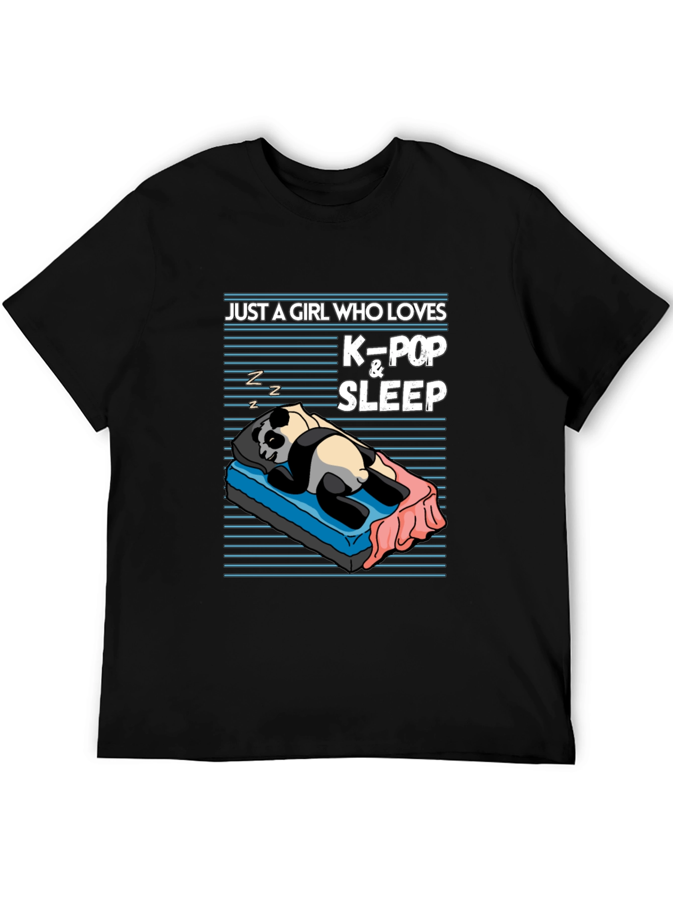 K-Pop Panda Sleep T-Shirt