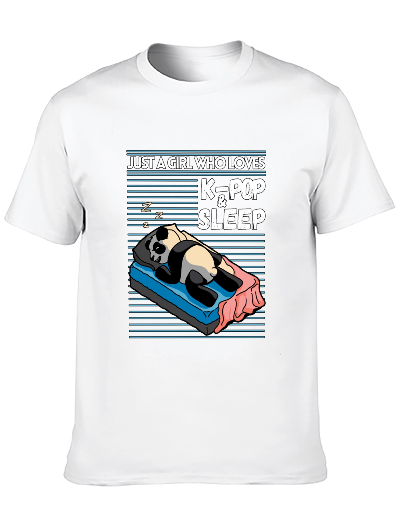 K-Pop Panda Sleep T-Shirt