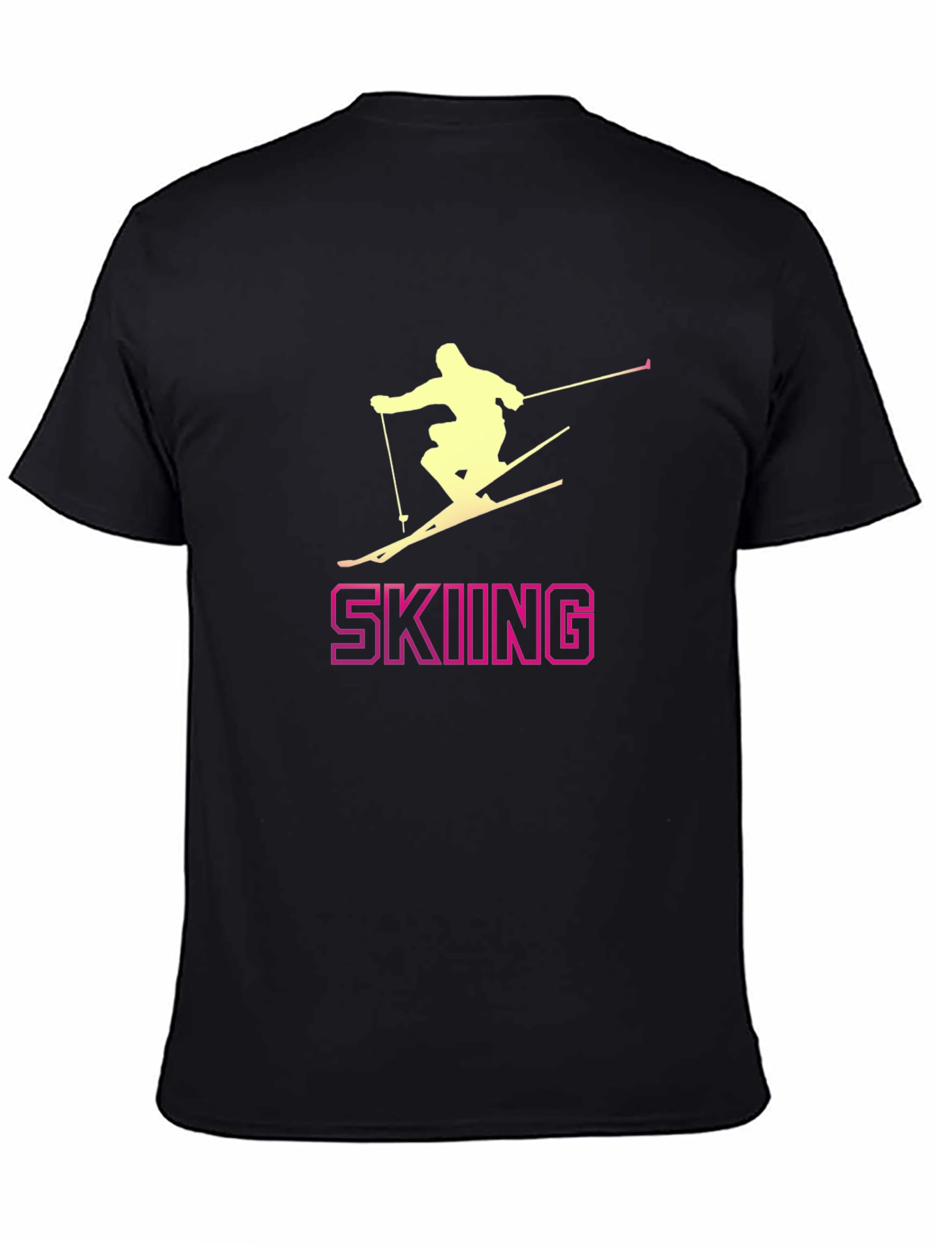 Skiing T-Shirt: Stylish Sportswear for Winter Adventures