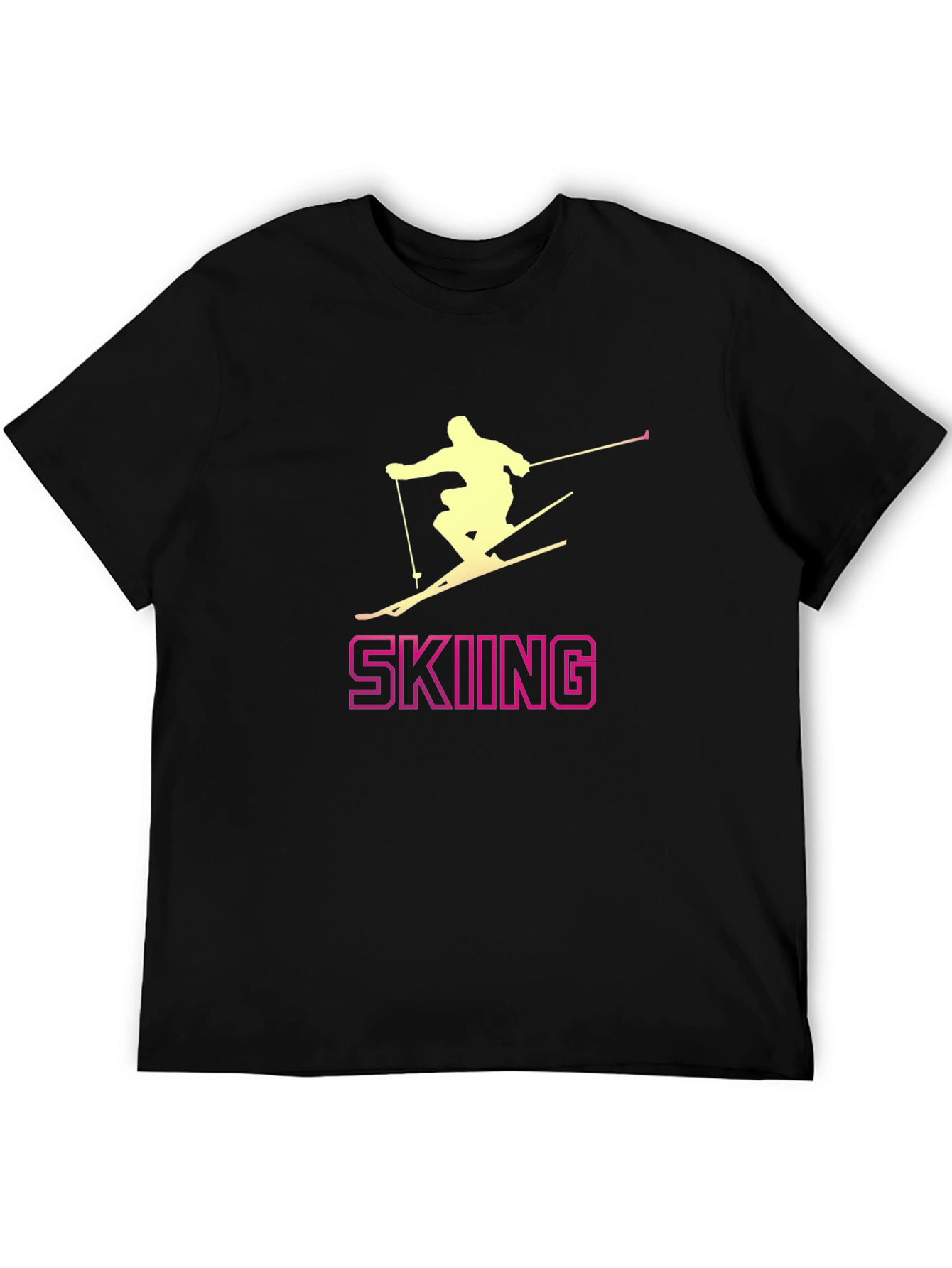 Skiing T-Shirt: Stylish Sportswear for Winter Adventures