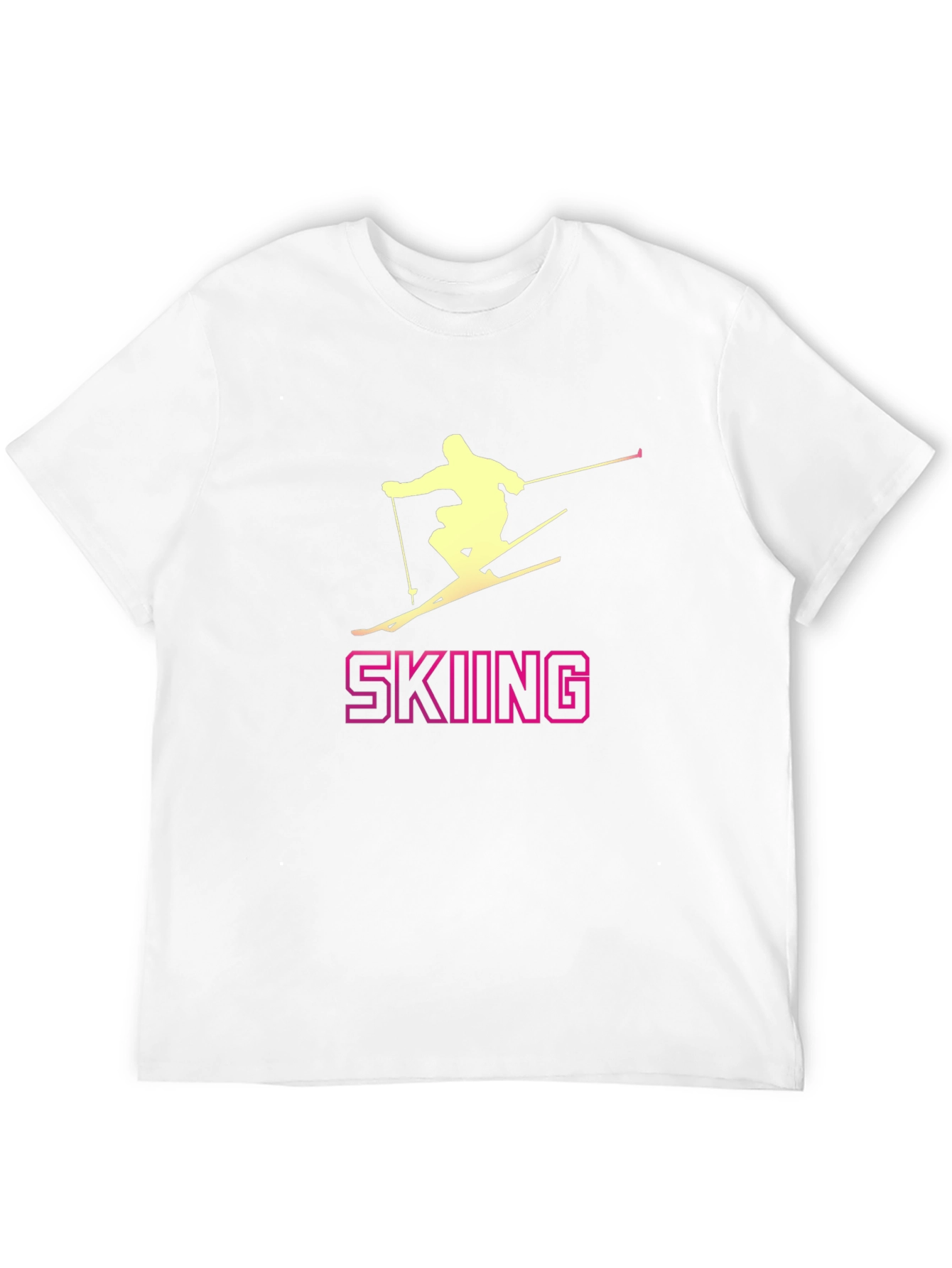 Skiing T-Shirt: Stylish Sportswear for Winter Adventures