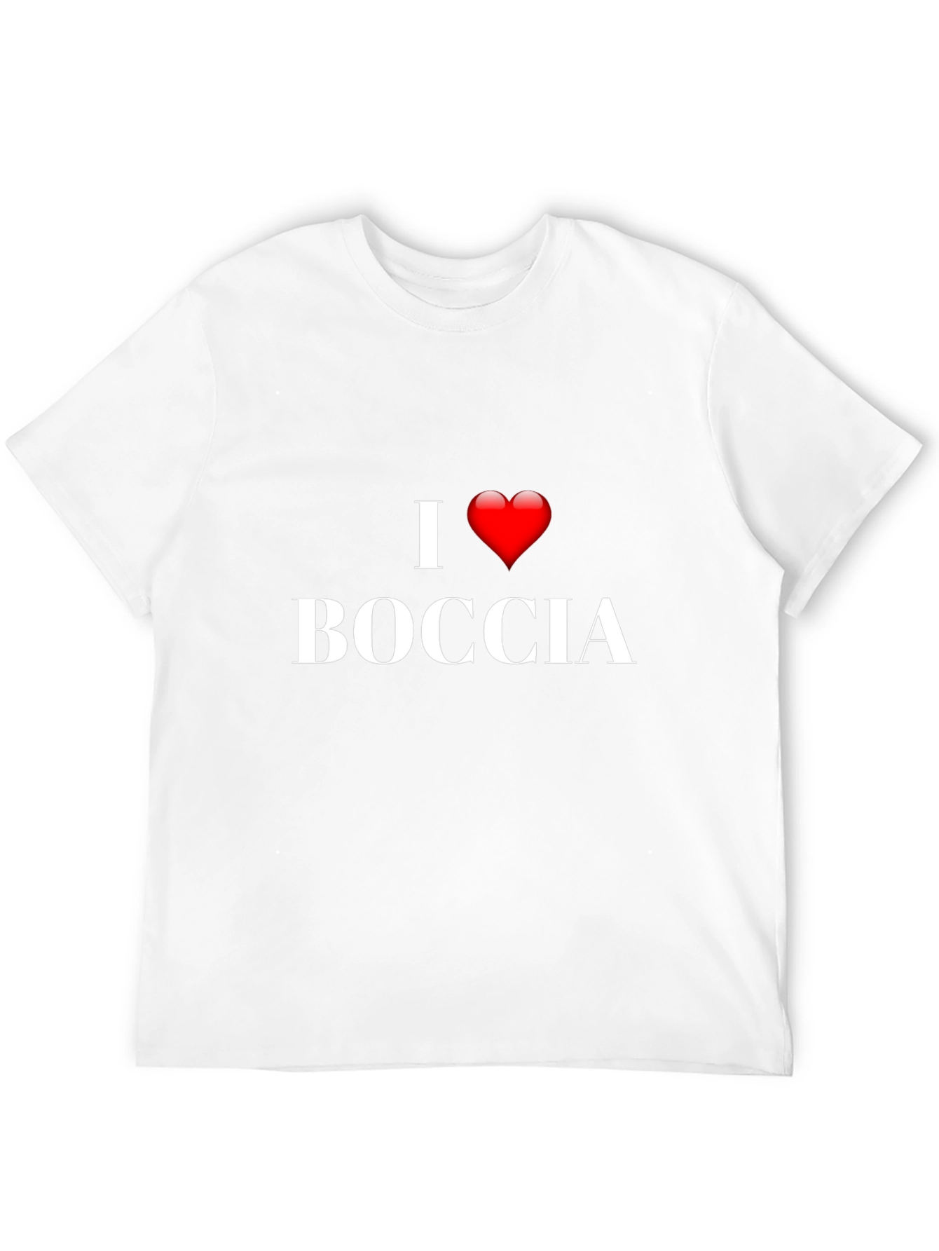 I Love Boccia Black T-Shirt