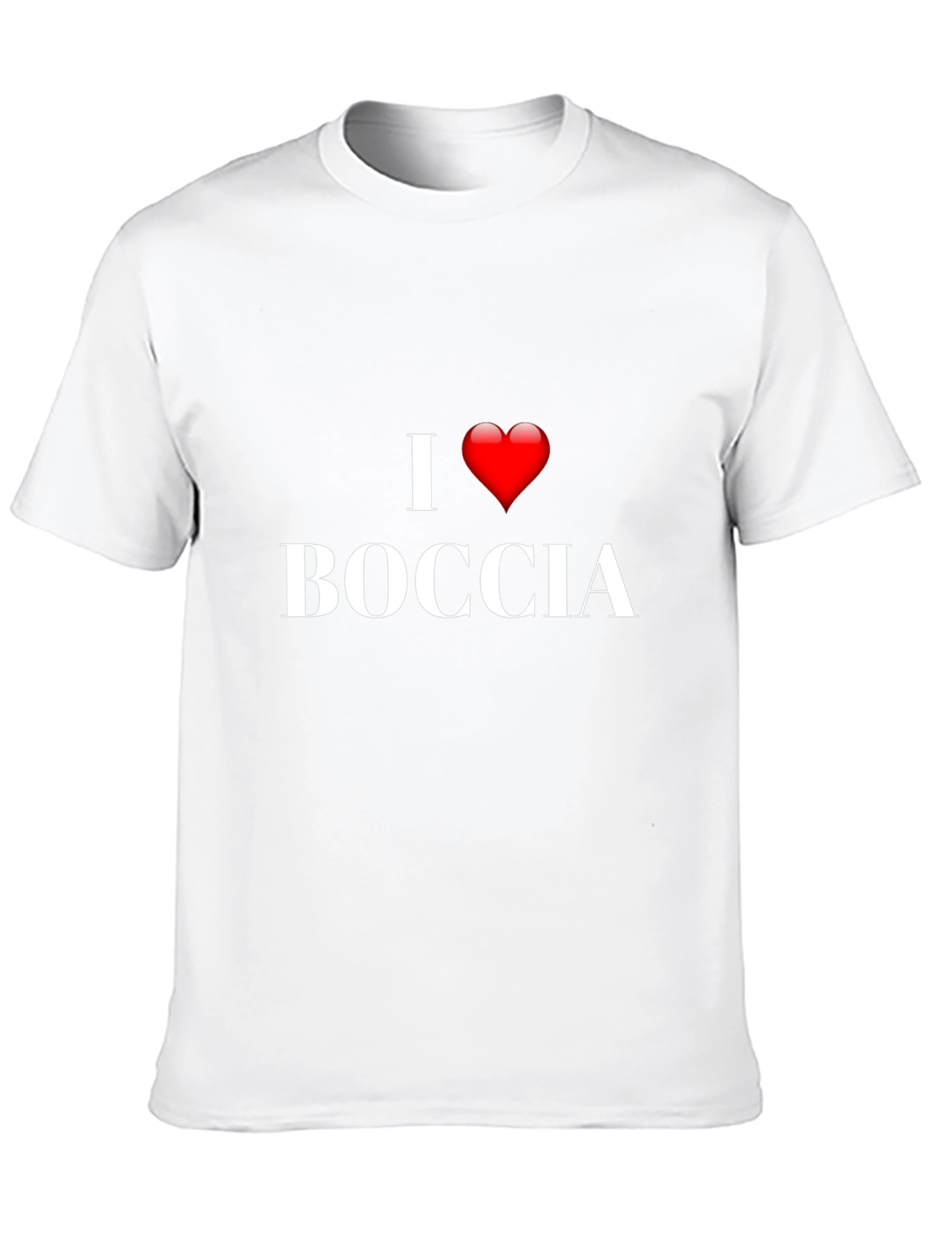 I Love Boccia Black T-Shirt