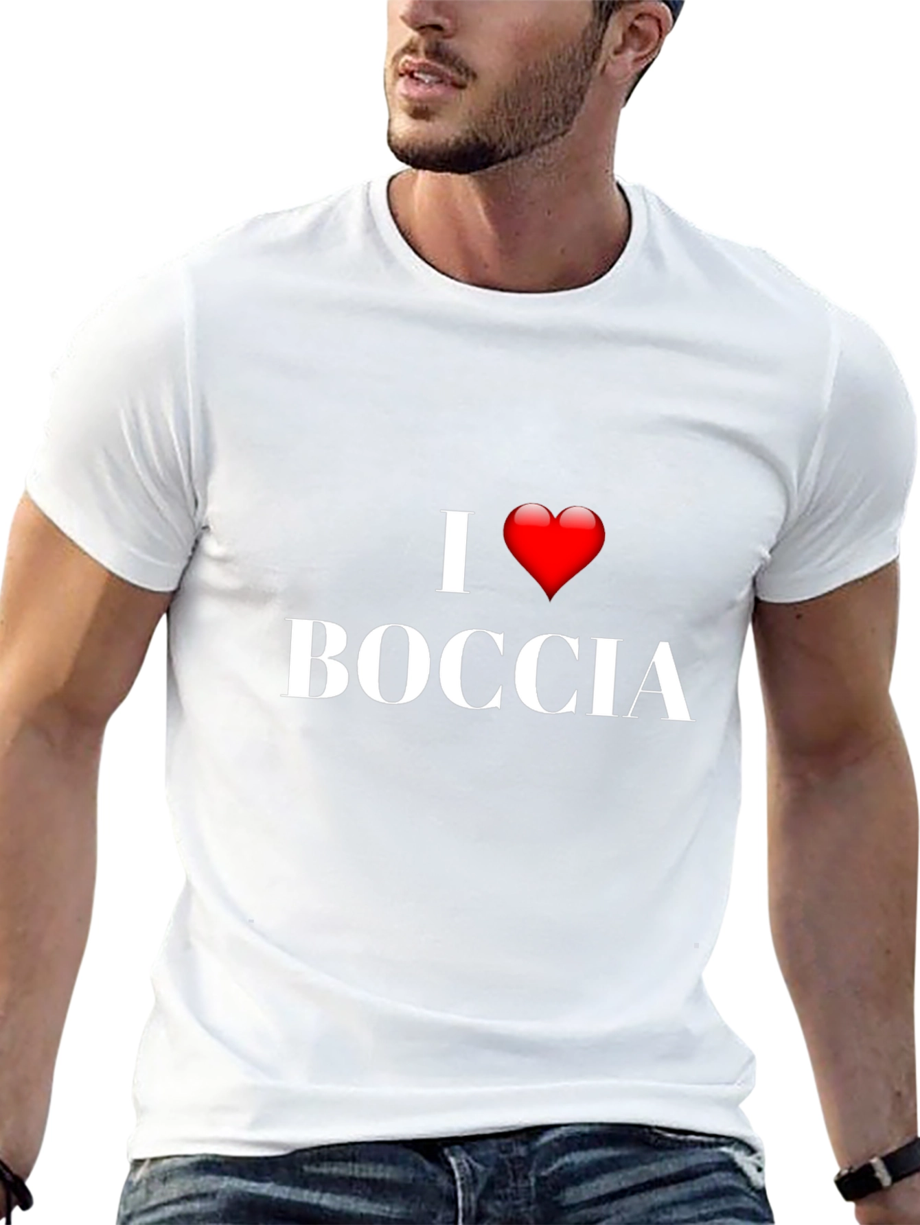 I Love Boccia Black T-Shirt