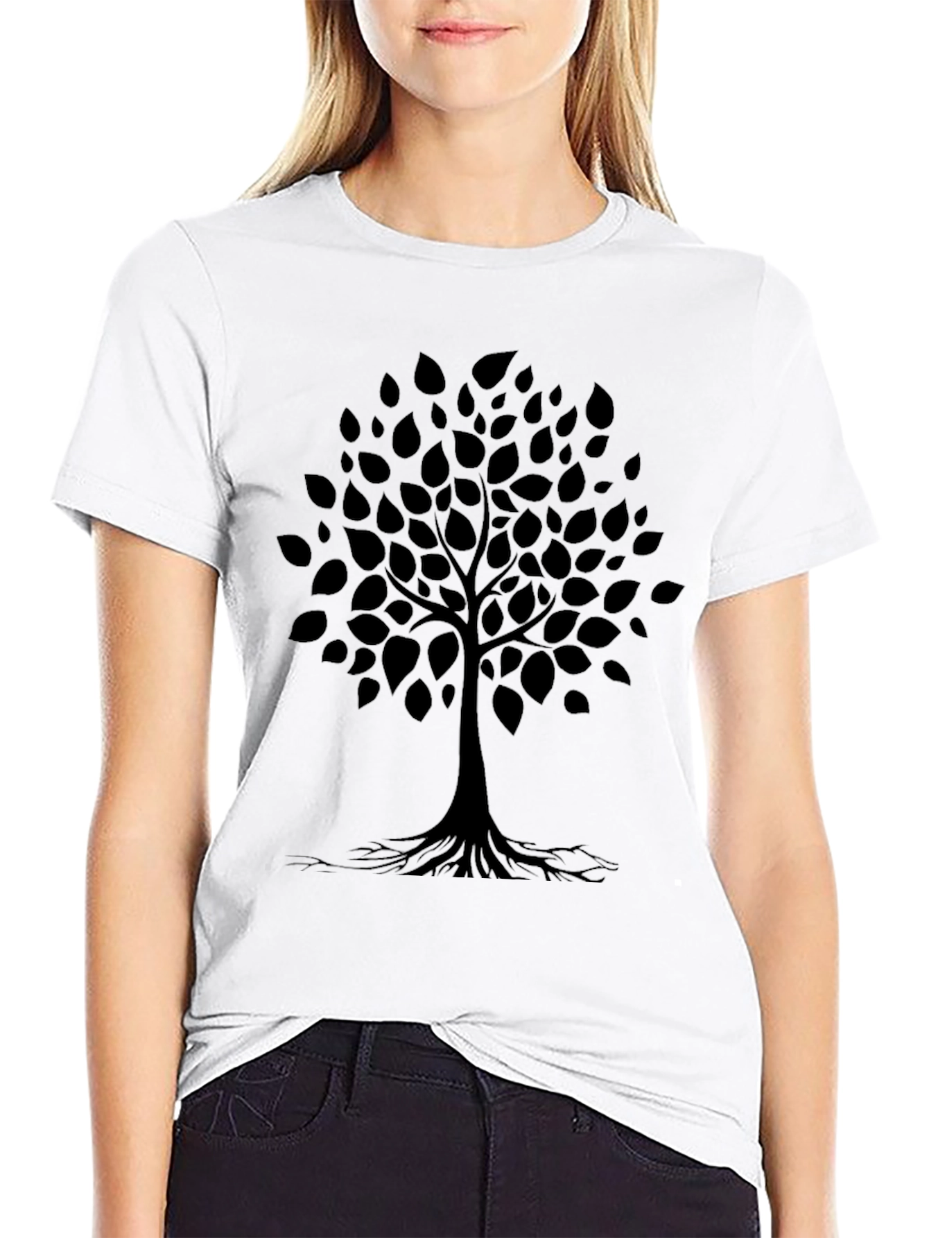 Black Tree Graphic Tee - Stylish & Comfortable
