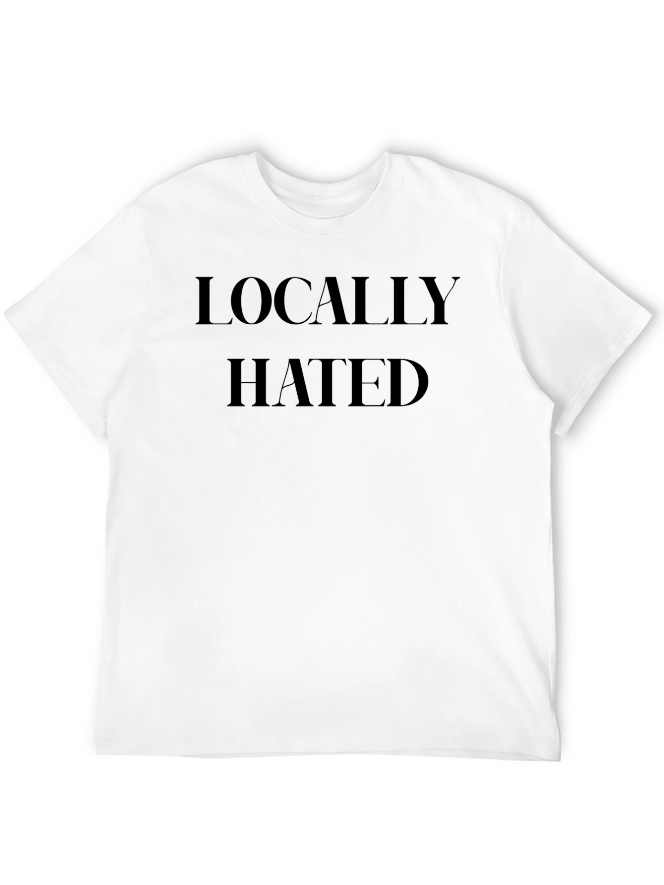 Locally Hated Graphic Tee - Mens Black T-Shirt