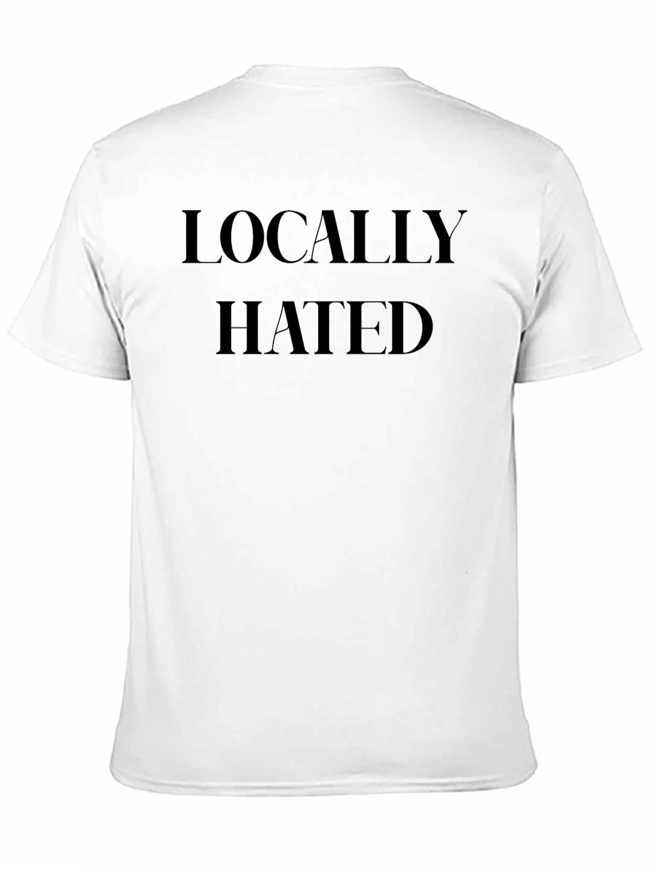 Locally Hated Graphic Tee - Mens Black T-Shirt