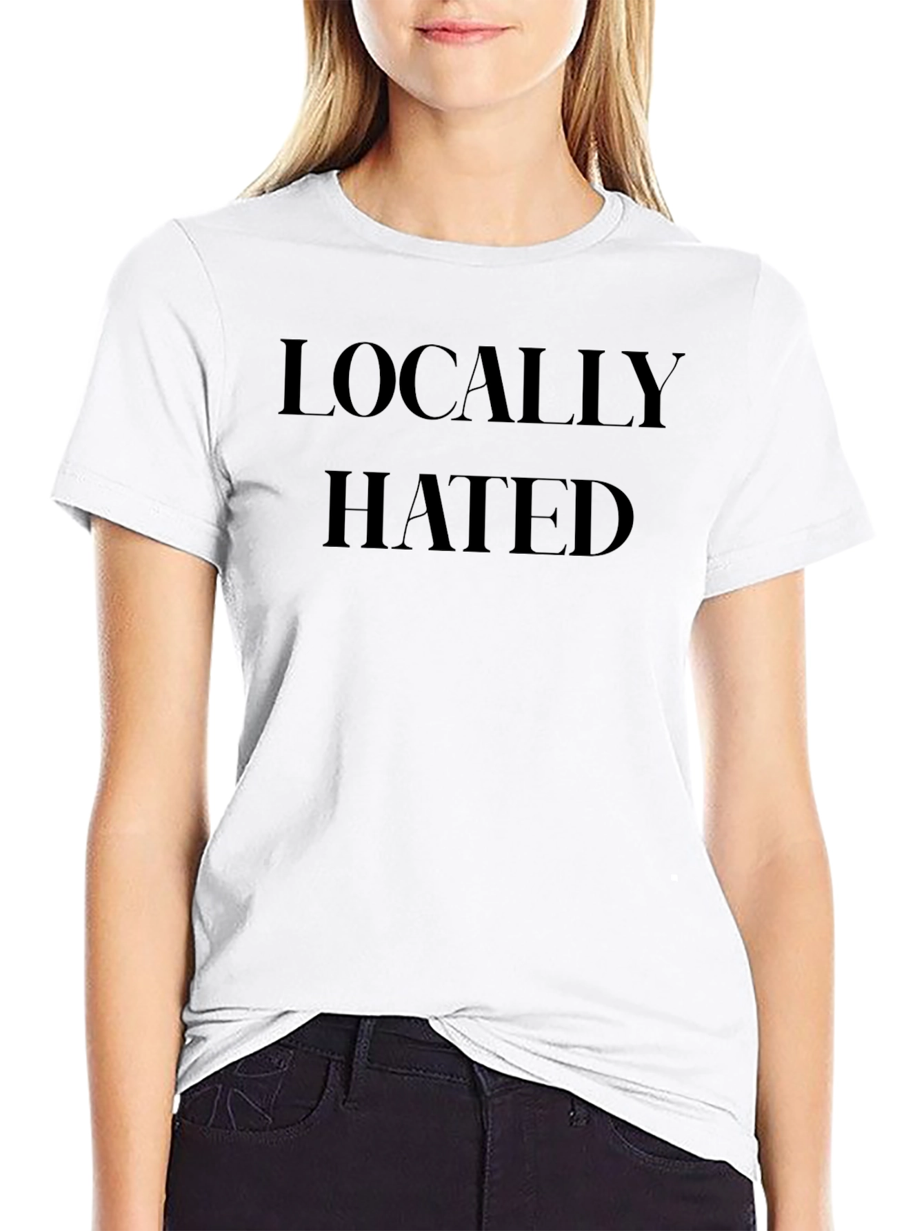 Locally Hated Graphic Tee - Mens Black T-Shirt
