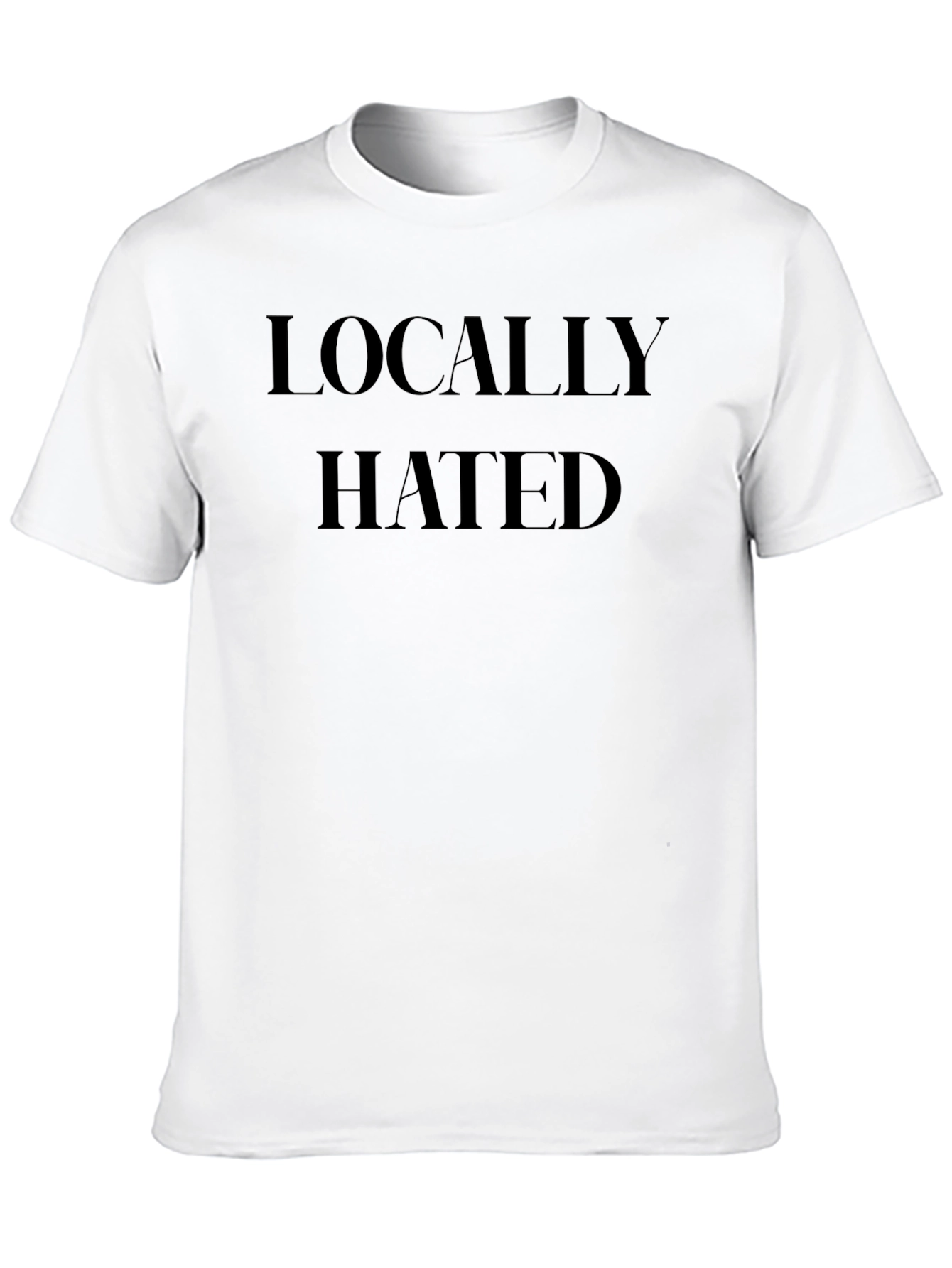 Locally Hated Graphic Tee - Mens Black T-Shirt