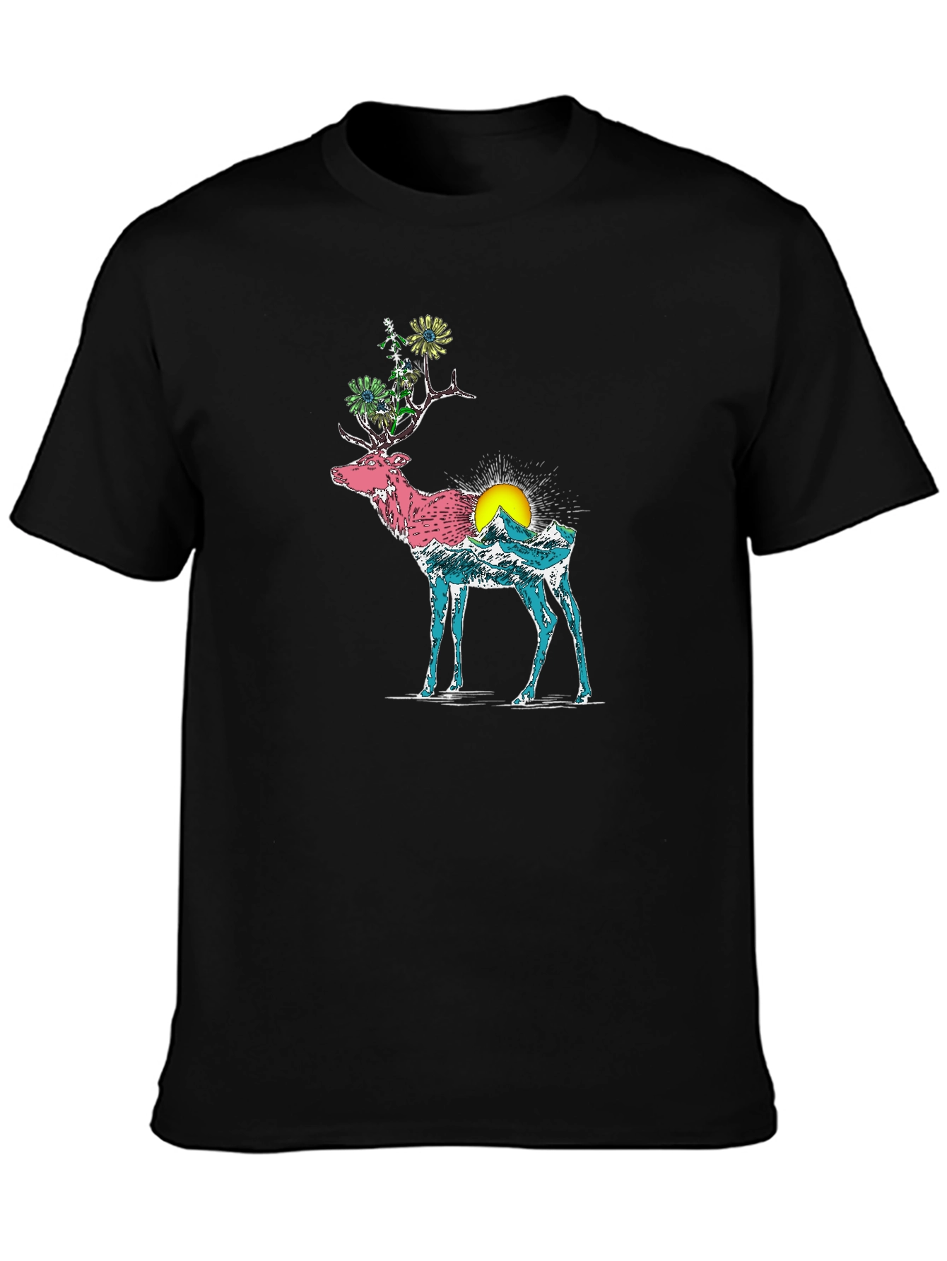 Nature Deer Graphic Tee
