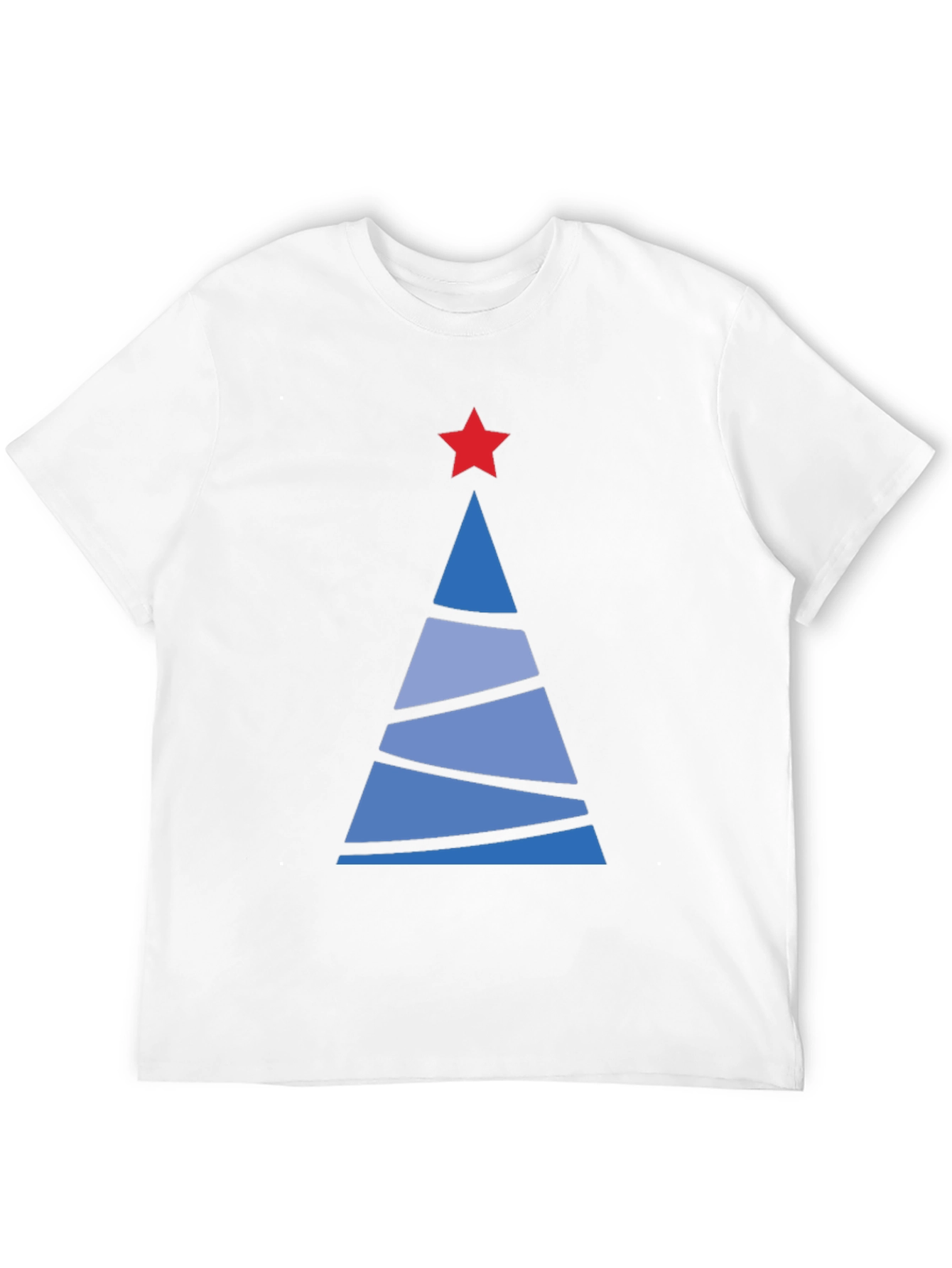Festive Christmas Tree Graphic Tee - Holiday Apparel