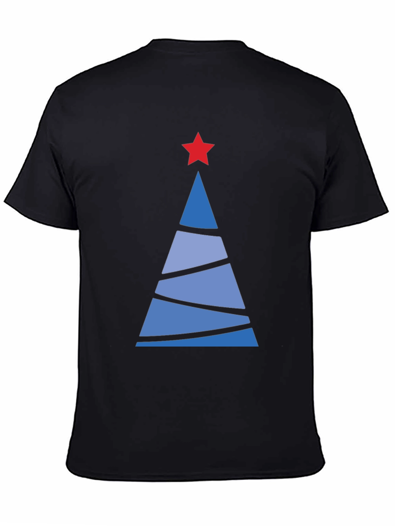 Festive Christmas Tree Graphic Tee - Holiday Apparel