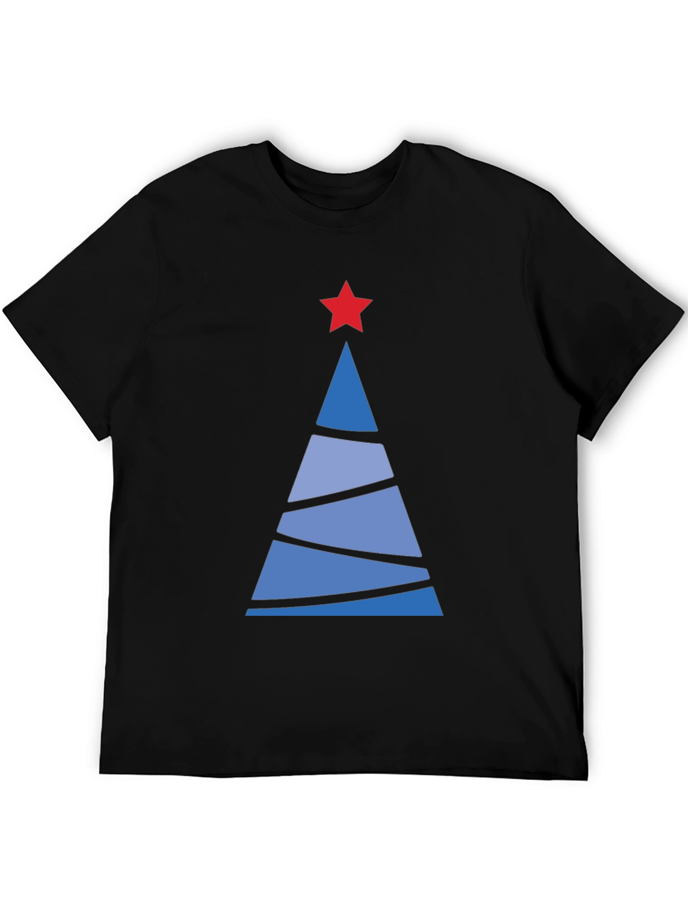 Festive Christmas Tree Graphic Tee - Holiday Apparel