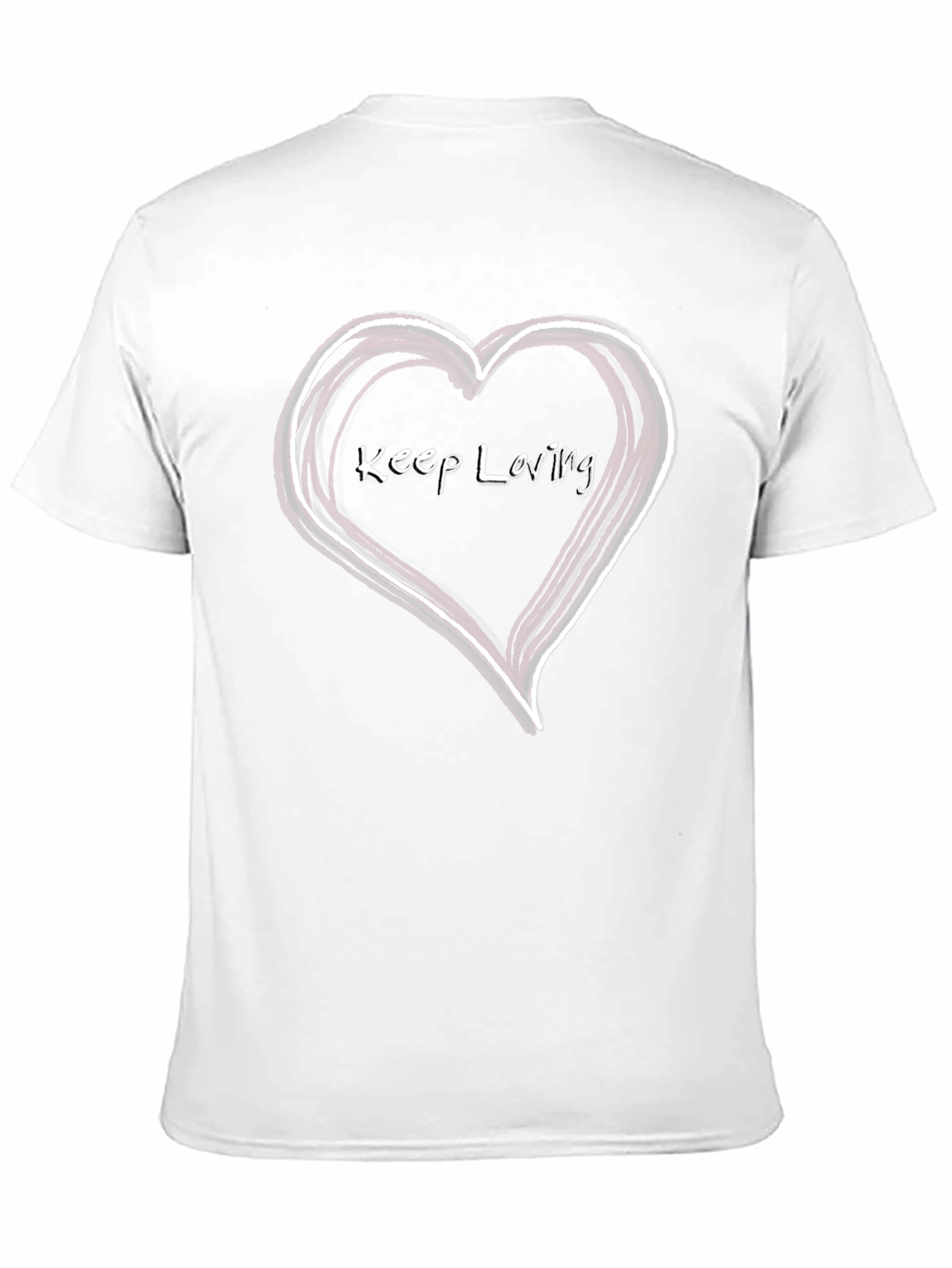 Keep Loving Heart Graphic T-Shirt