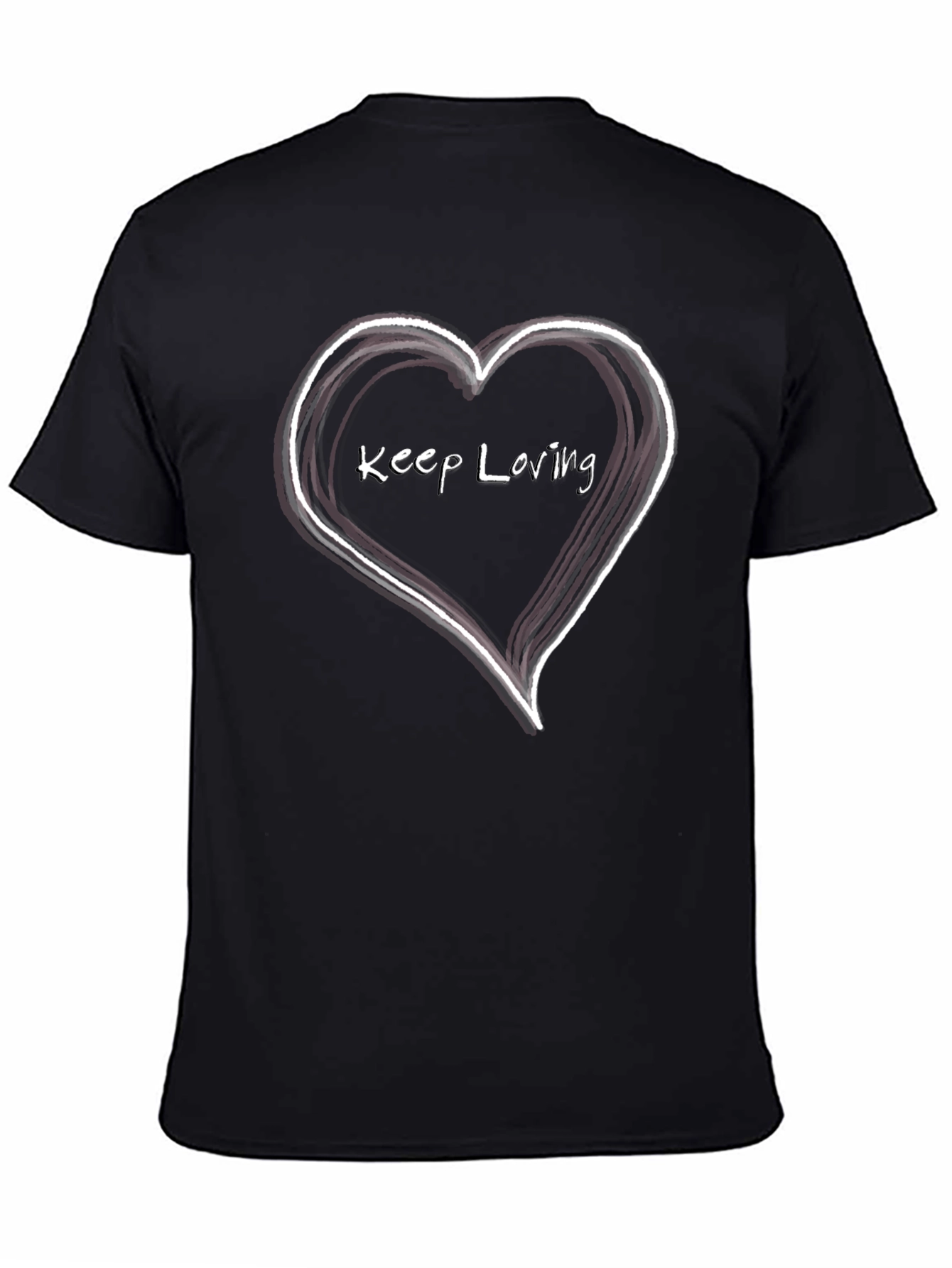 Keep Loving Heart Graphic T-Shirt