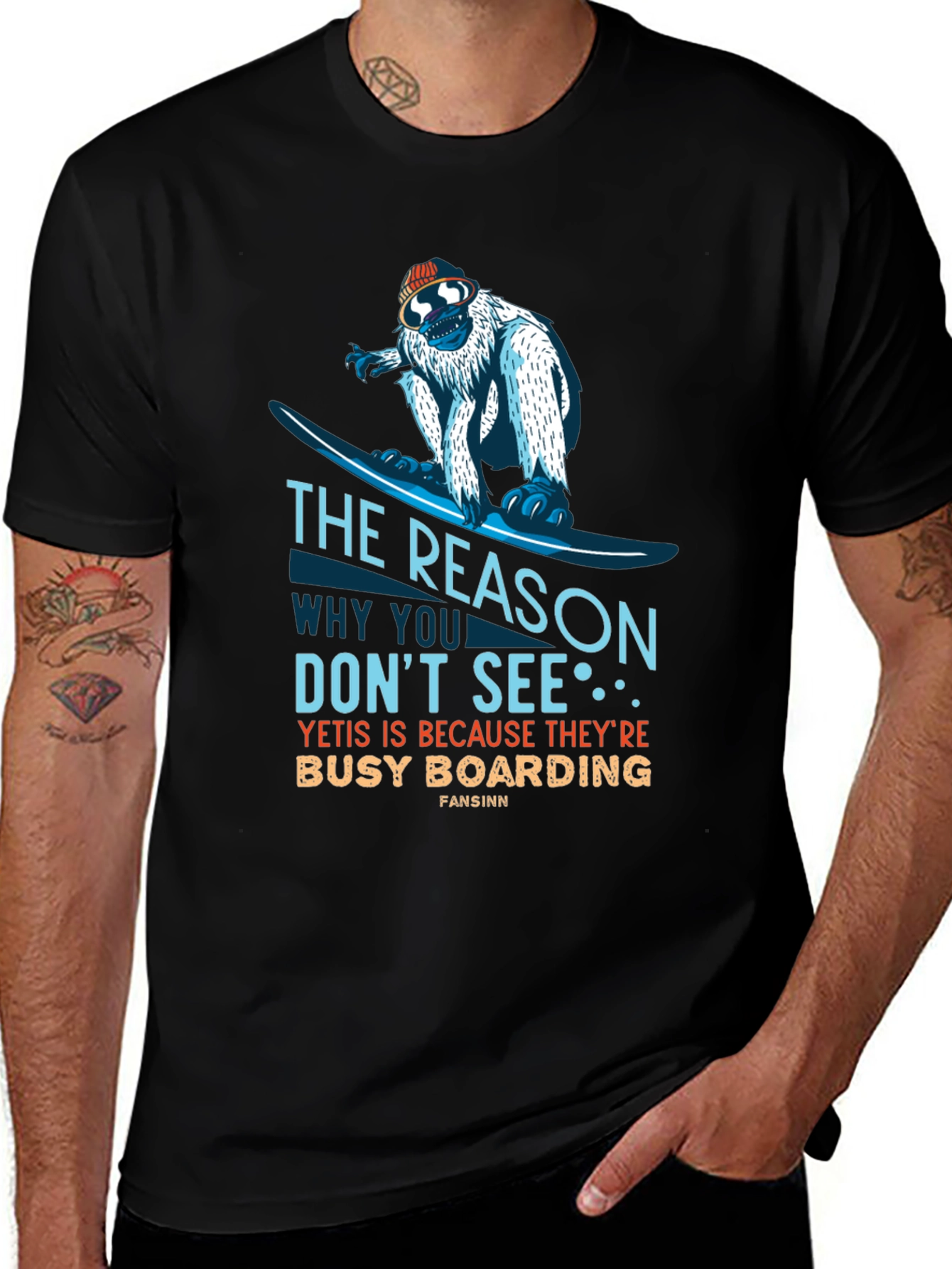 Yeti Snowboarding T-Shirt