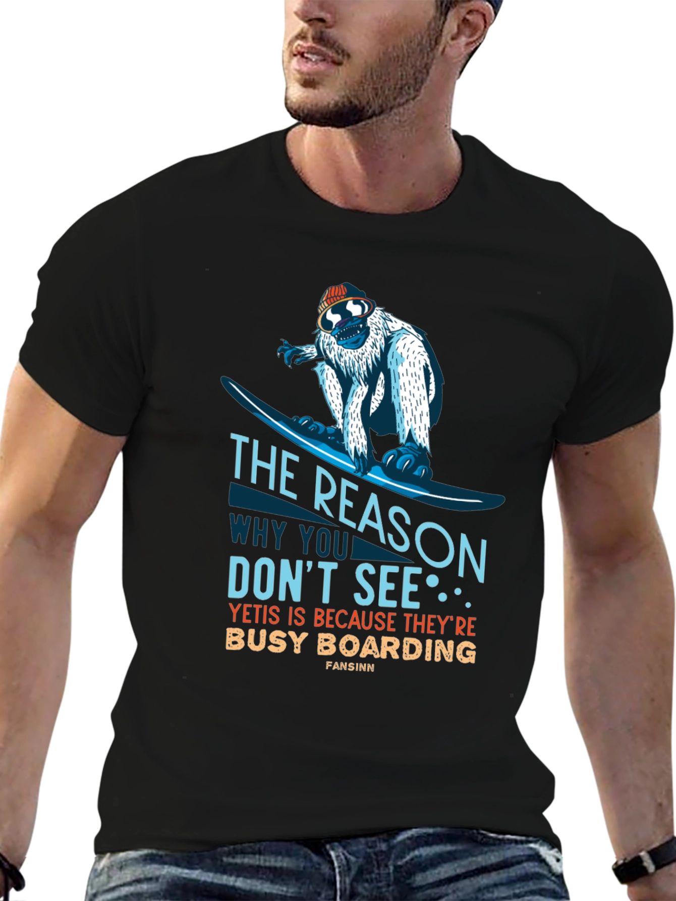 Yeti Snowboarding T-Shirt