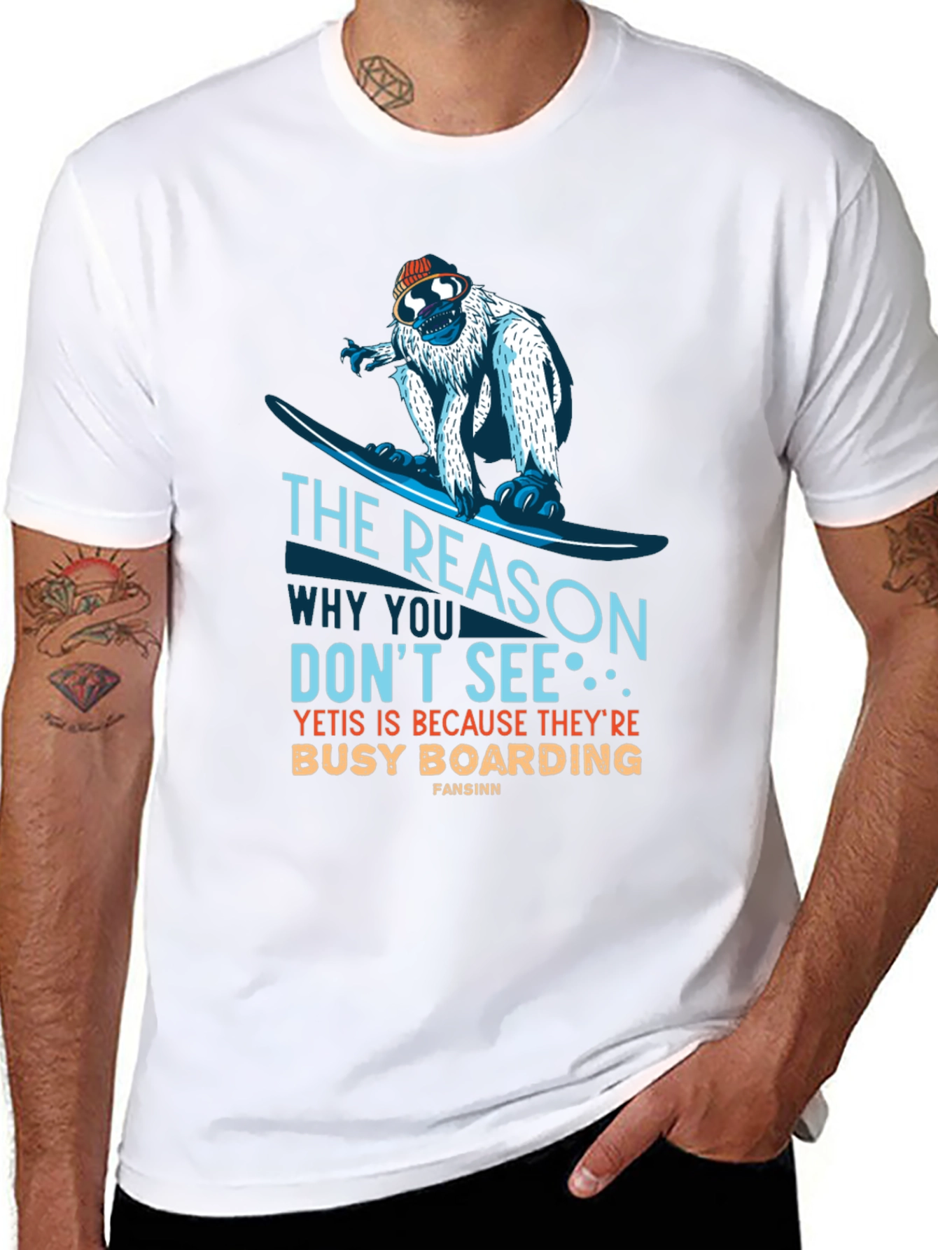 Yeti Snowboarding T-Shirt