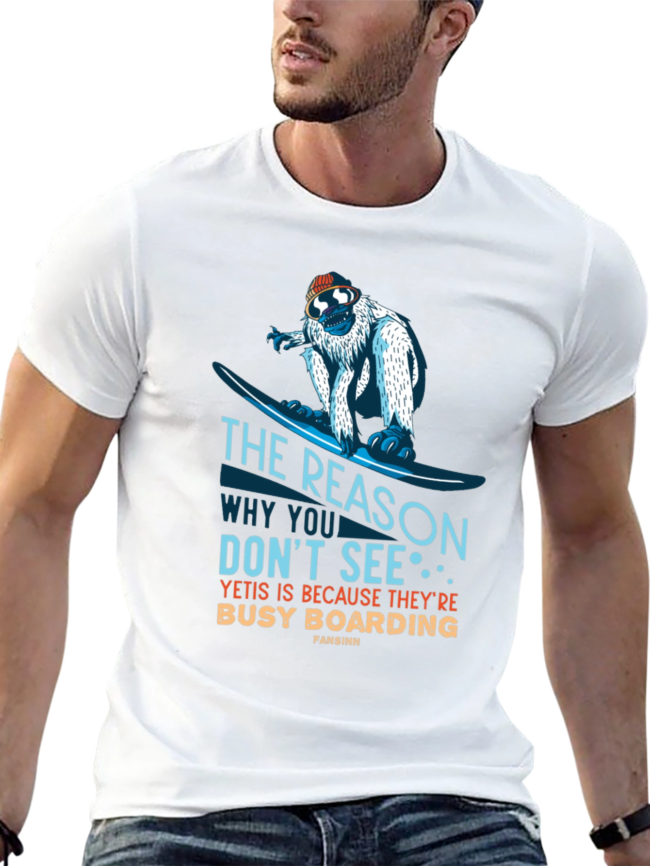 Yeti Snowboarding T-Shirt