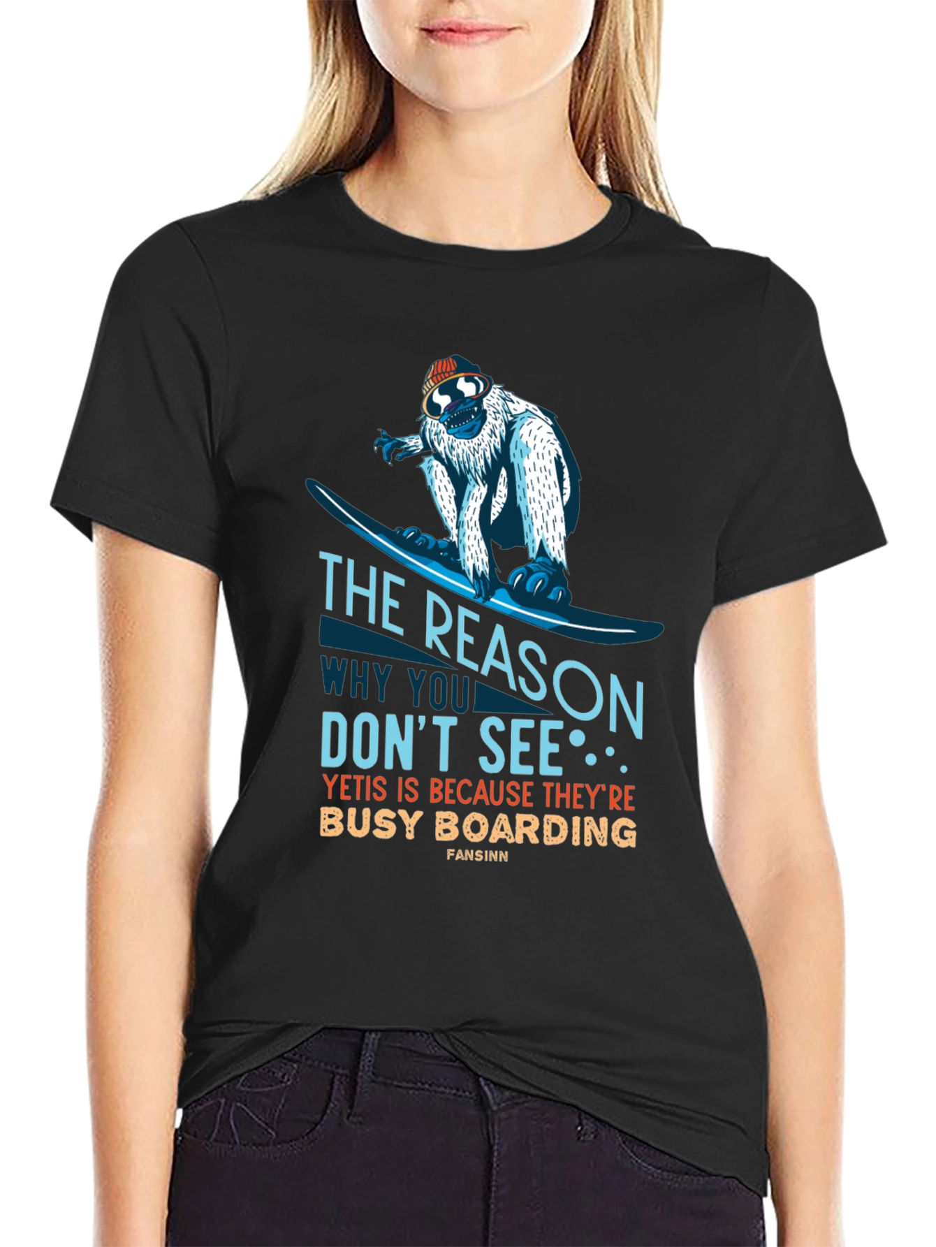Yeti Snowboarding T-Shirt