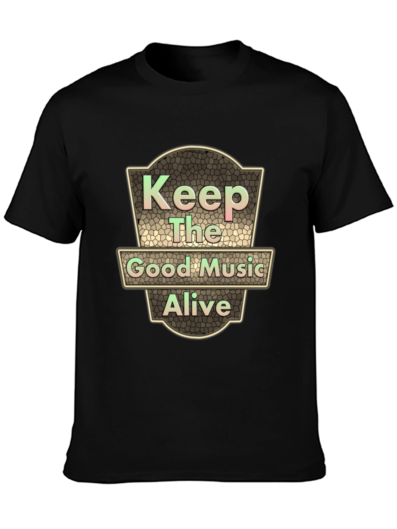 Keep The Good Music Alive Black T-Shirt