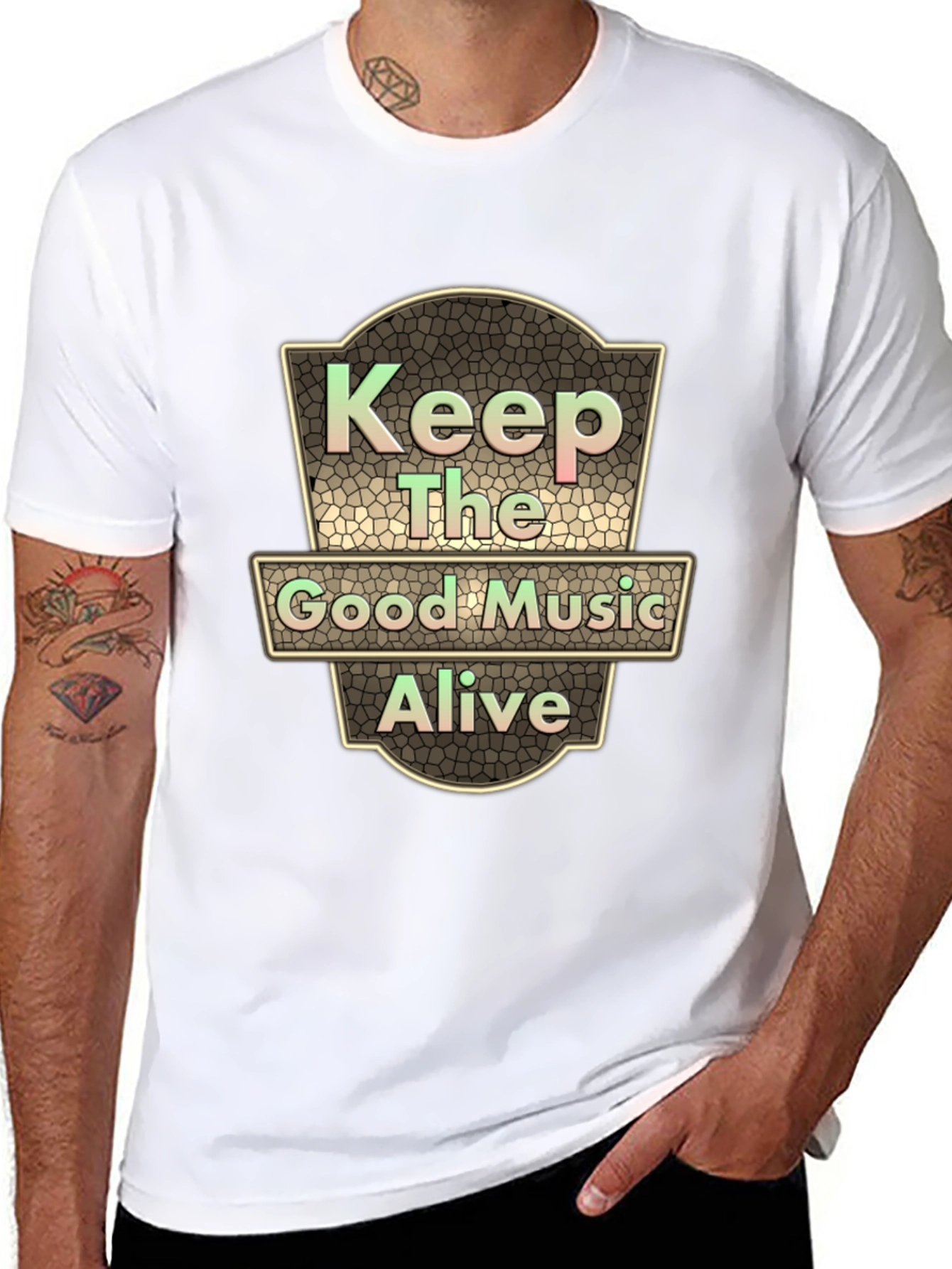 Keep The Good Music Alive Black T-Shirt