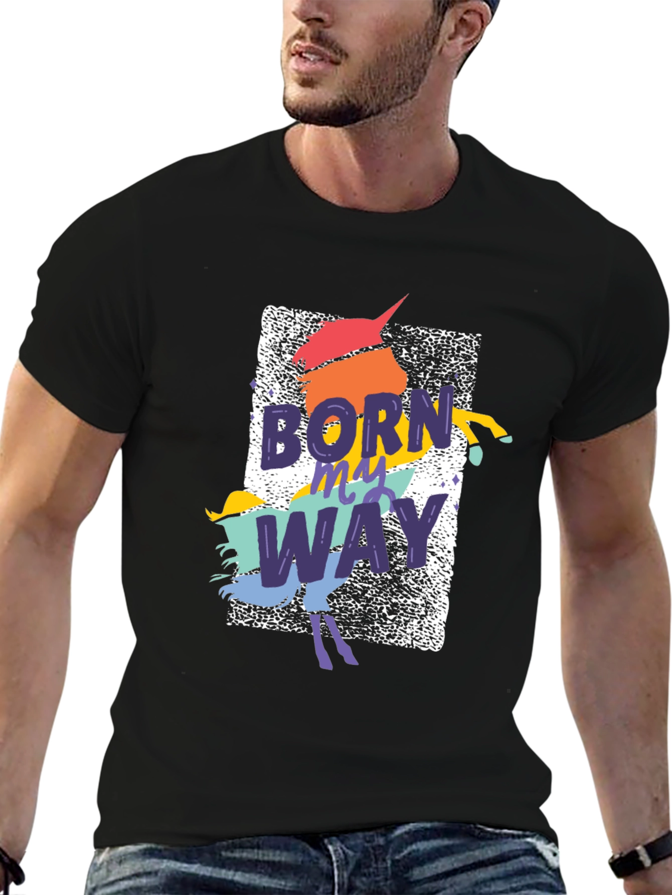 Born This Way Unicorn T-Shirt