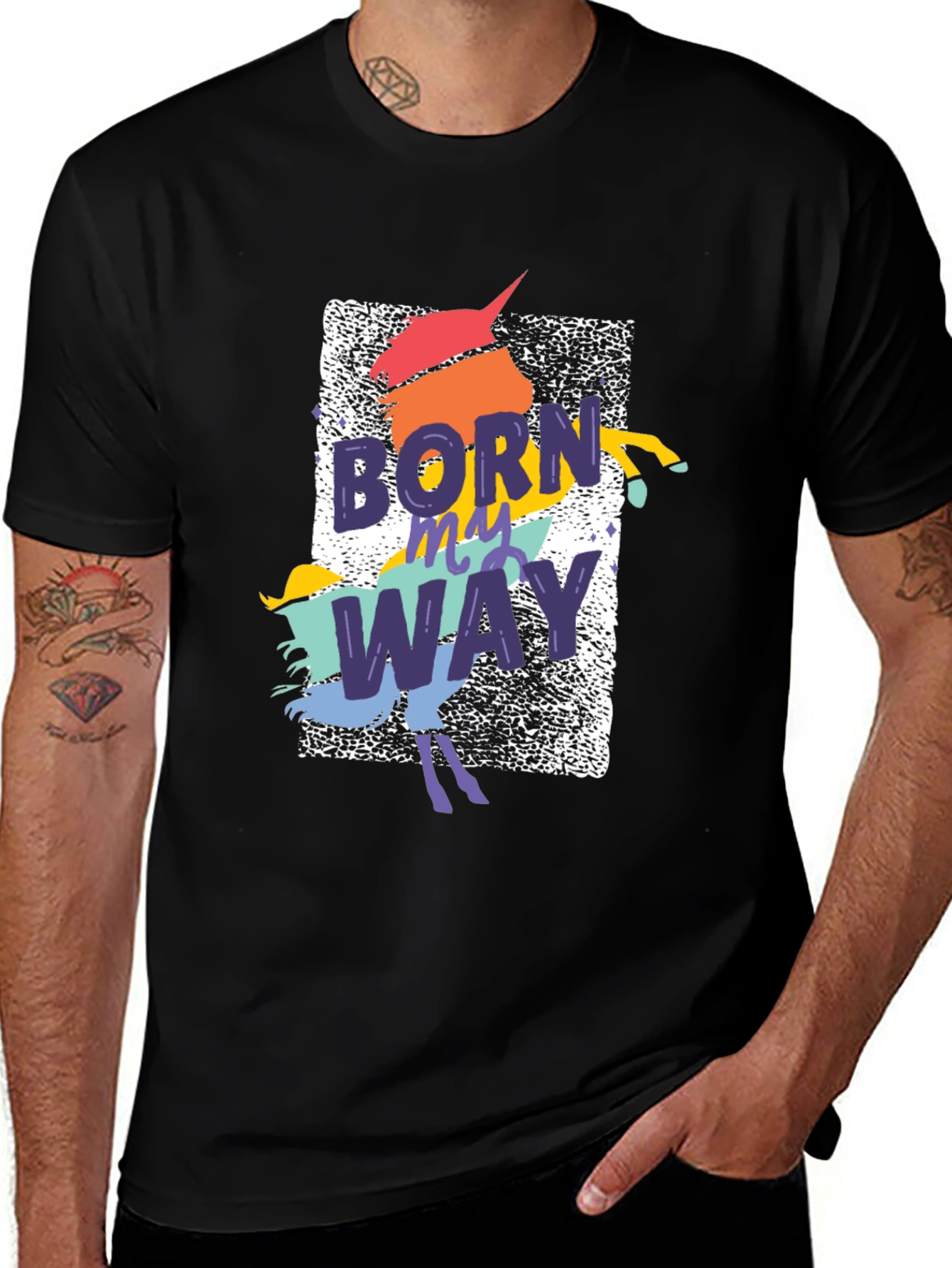Born This Way Unicorn T-Shirt