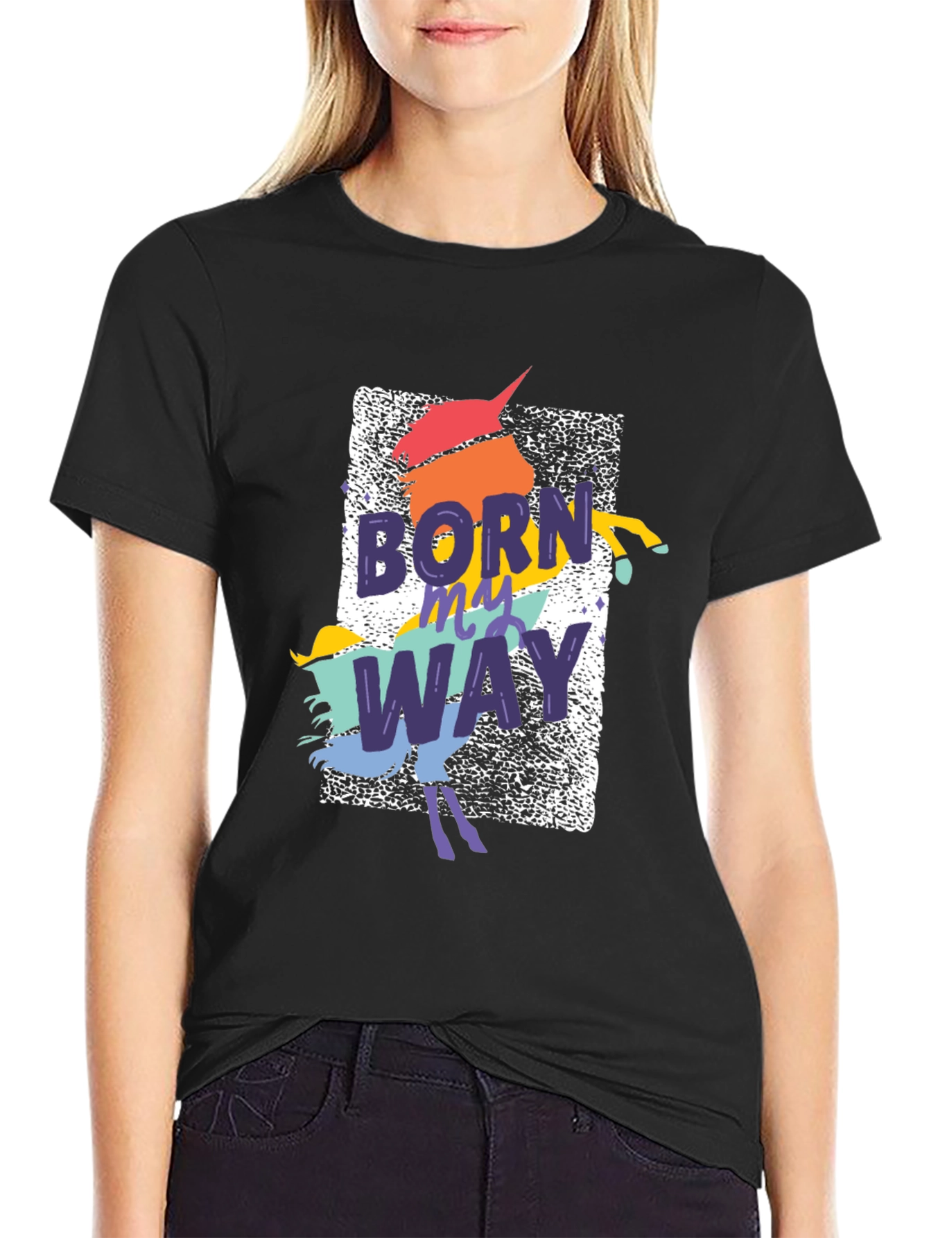 Born This Way Unicorn T-Shirt
