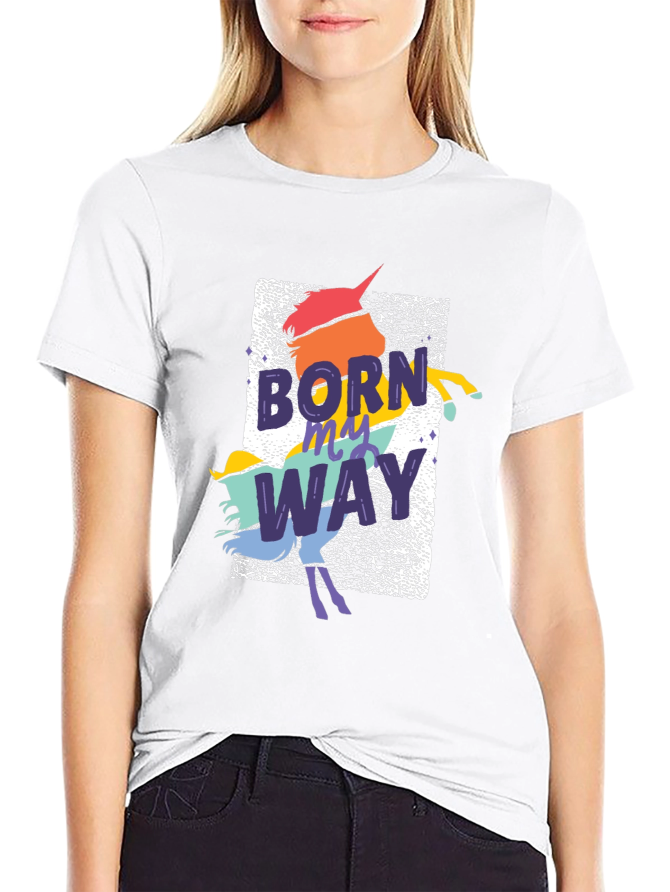 Born This Way Unicorn T-Shirt