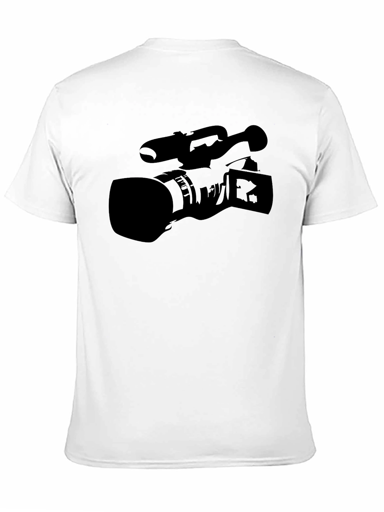 Camera Graphic Black T-Shirt - Videographer Apparel
