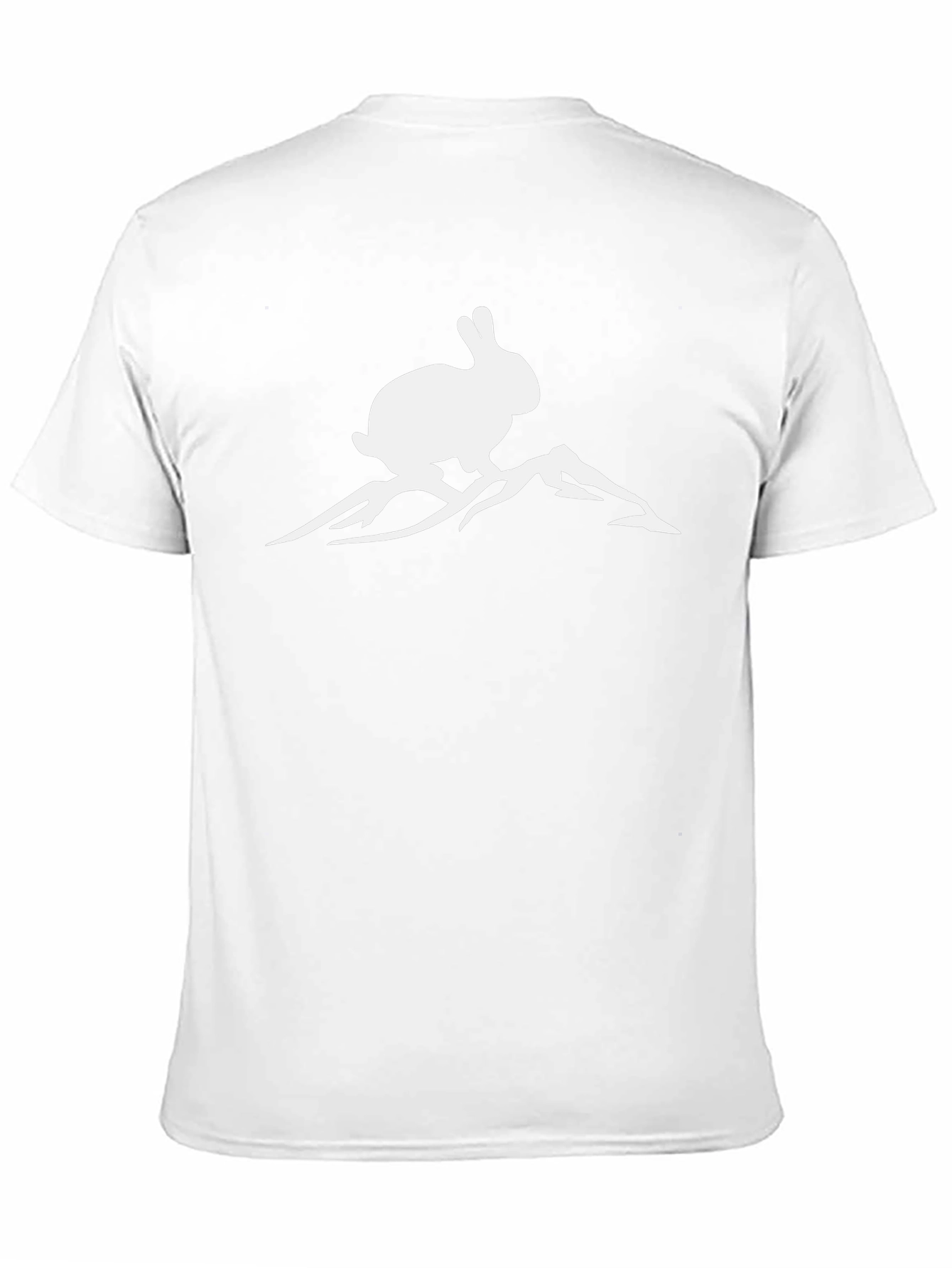Rabbit Mountain Graphic Tee - Black Cotton T-Shirt