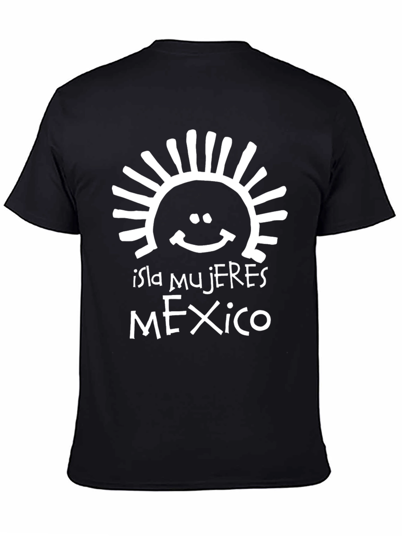 Isla Mujeres Mexico T-Shirt Black Graphic Tee