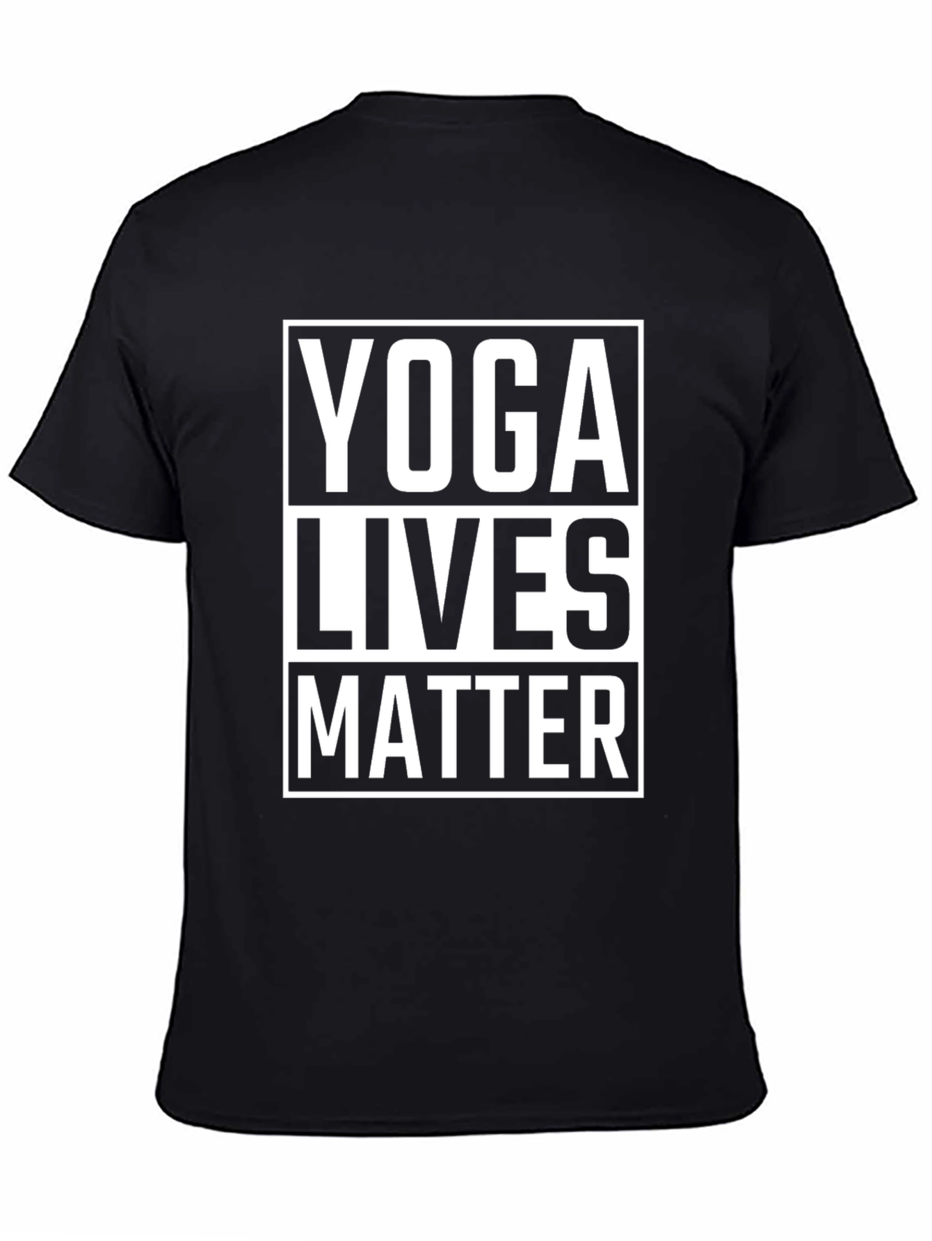 Yoga Lives Matter T-Shirt - Black Graphic Tee
