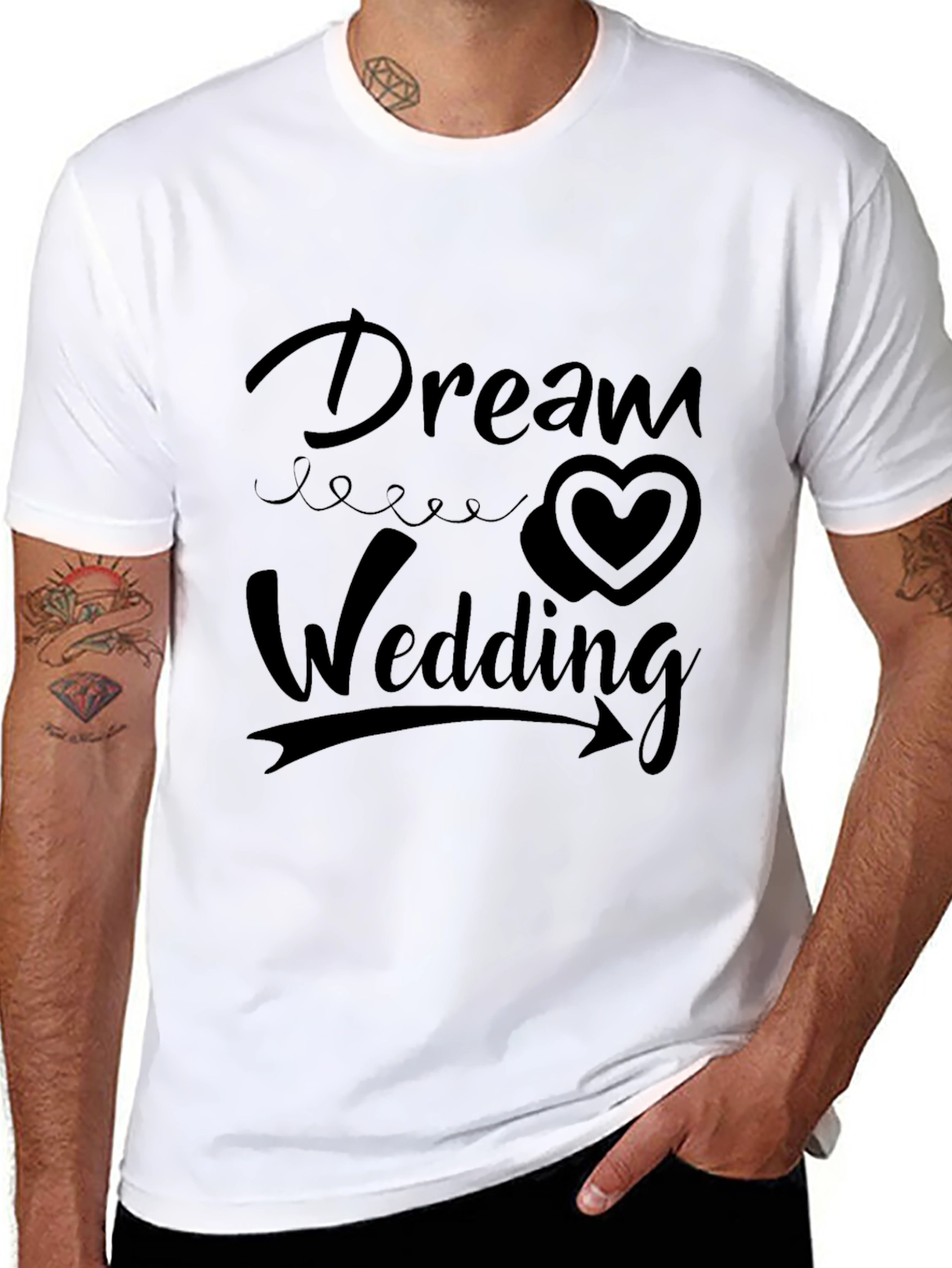 Dream Wedding Black T-Shirt